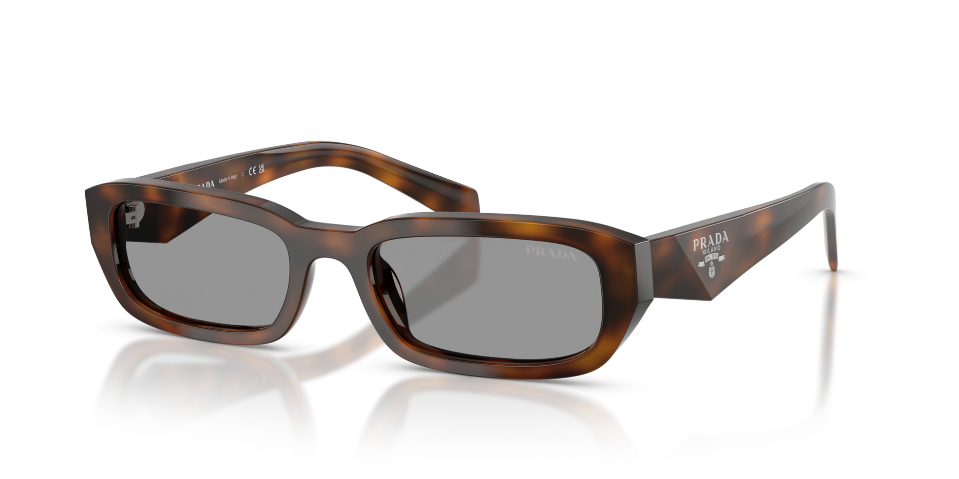 Prada PR B06S 20D50Q Sunglasses Juniper Tortoise for Woman Prada PR B06S 20D50Q Sunglasses Juniper Tortoise for Woman