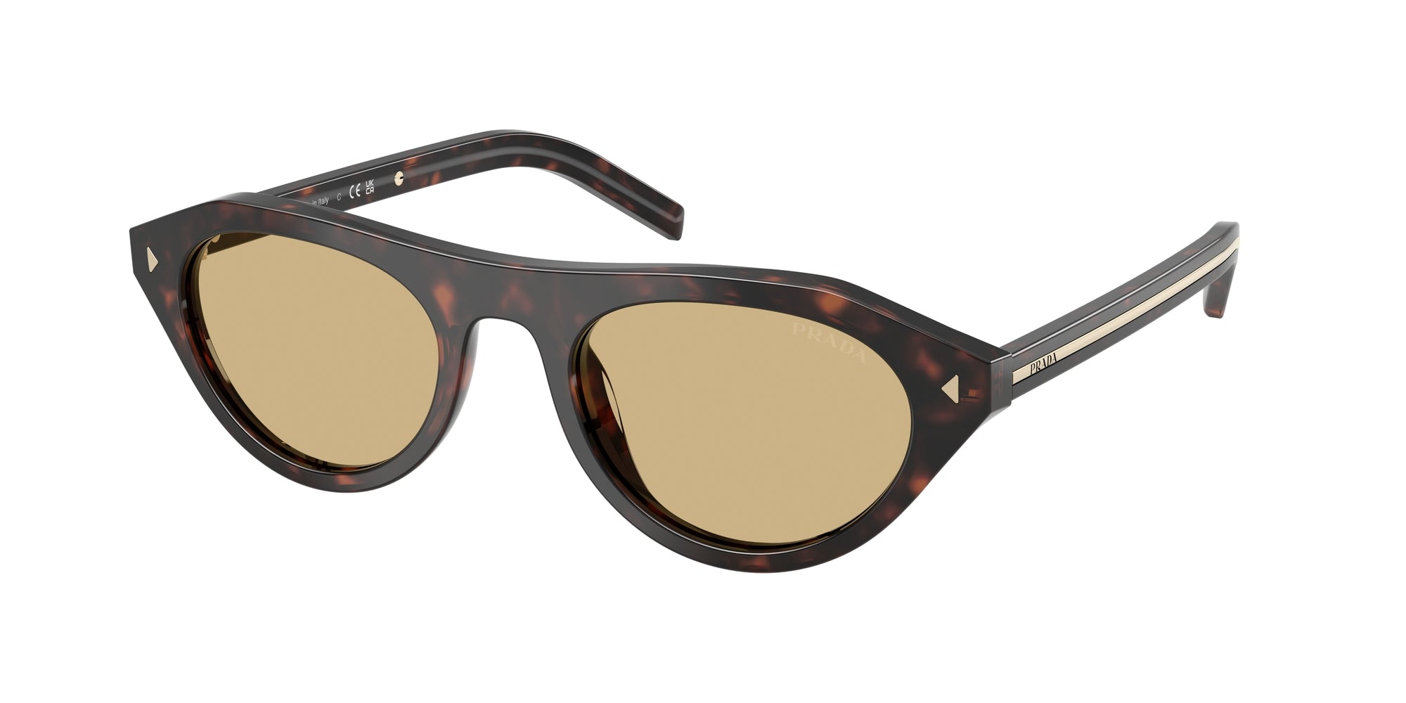 Prada PR B15S 17N70R Sunglasses Root Tortoise for Woman - LookerOnline