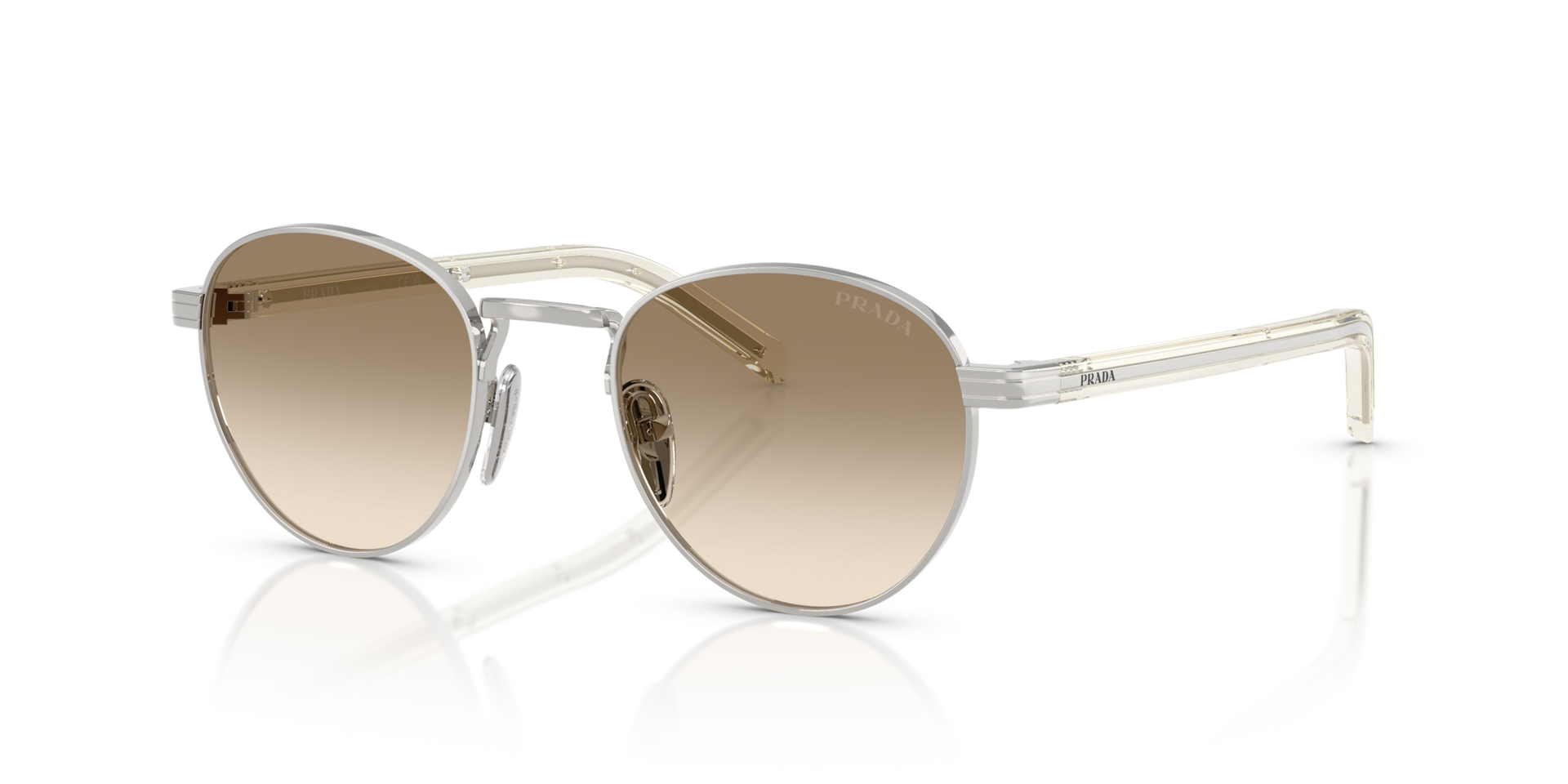 Prada PR B52S 1BC80K Sunglasses Silver for Woman – LookerOnline Prada PR B52S 1BC80K Sunglasses Silver for Woman – LookerOnline