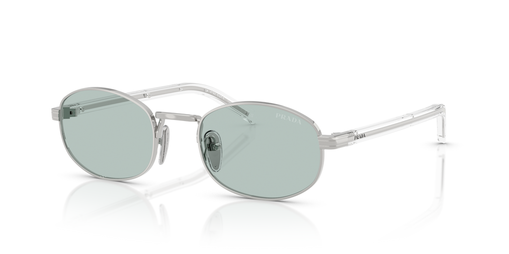 Prada PR B53S 1BC40N Sunglasses Silver for Woman - LookerOnline