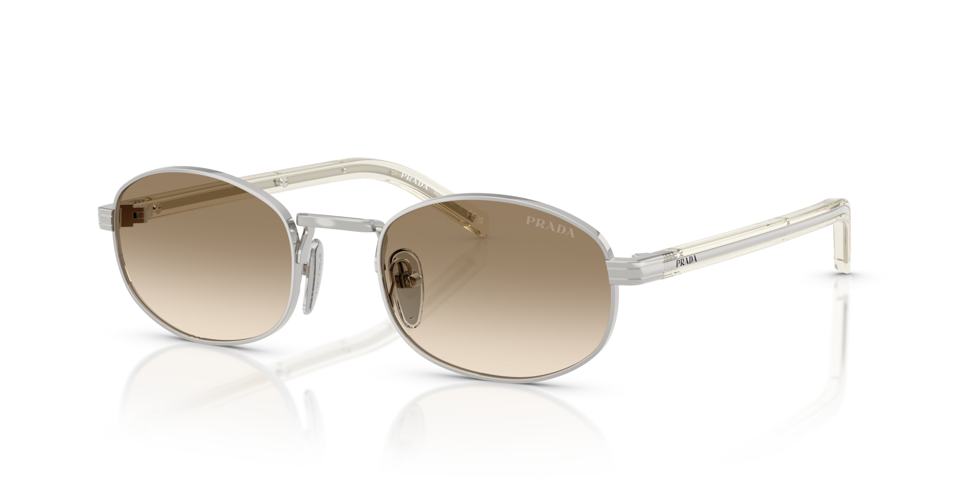 Prada PR A59S 1BC80G Sunglasses Silver for Woman – LookerOnline Prada PR A59S 1BC80G Sunglasses Silver for Woman – LookerOnline