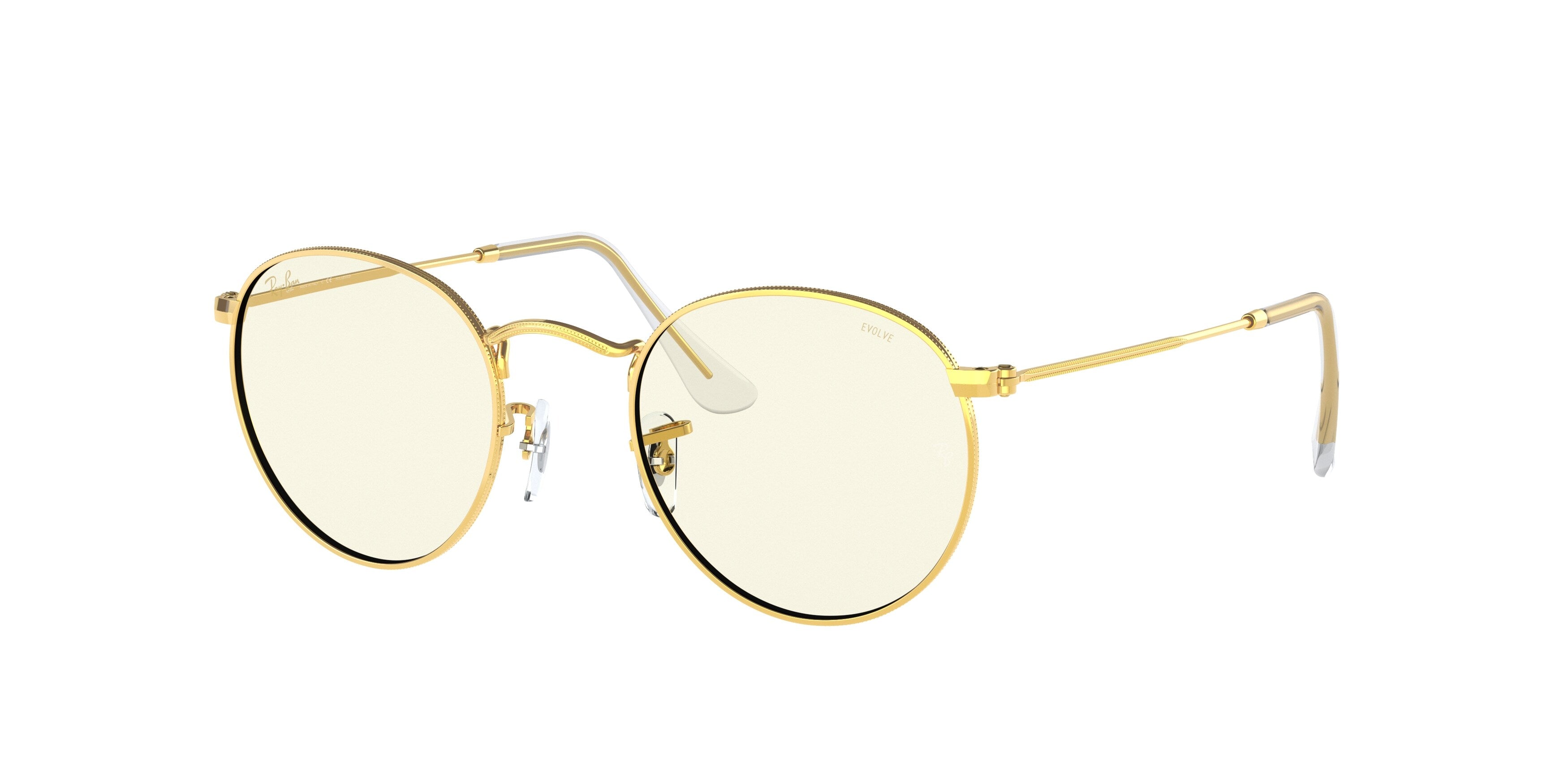 Ray-Ban RB3447 ROUND METAL 9196BL