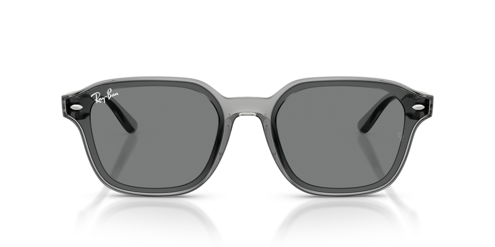 Ray-Ban RB4458D 645087 Transparent Grey Sunglasses for Men and Ray-Ban RB4458D 645087 Transparent Grey Sunglasses for Men and