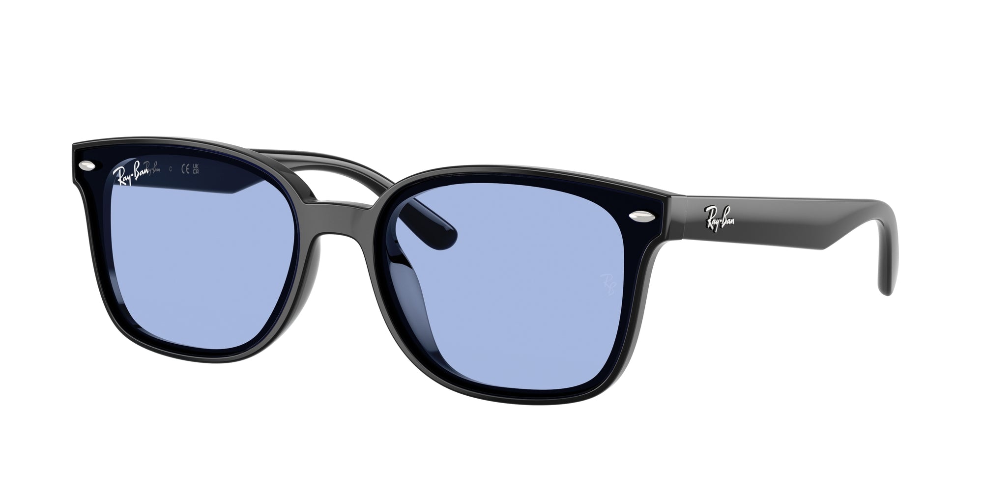 レイバン Ray-Ban 4461D RB4461D 601/80 64-17 Ray-Ban RB4461D 601/80 Black Sunglasses for Men and Women