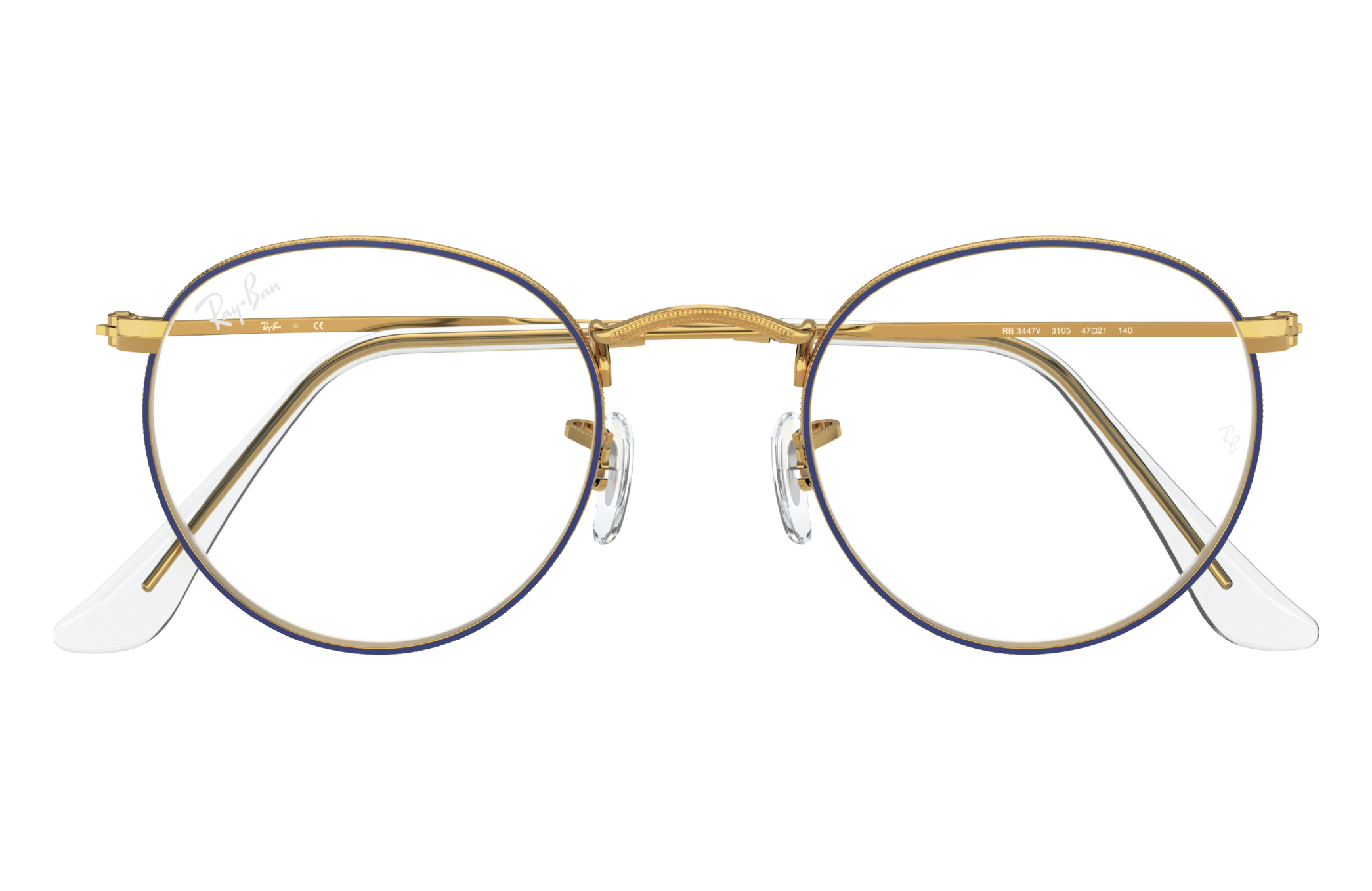 Ray-Ban RX3447V ROUND METAL 3105
