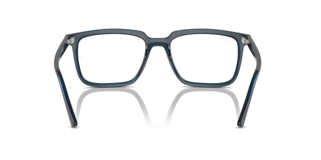 Ray-Ban Alain RX7239 8256 Opal Dark Blue Eyeglasses for Men and