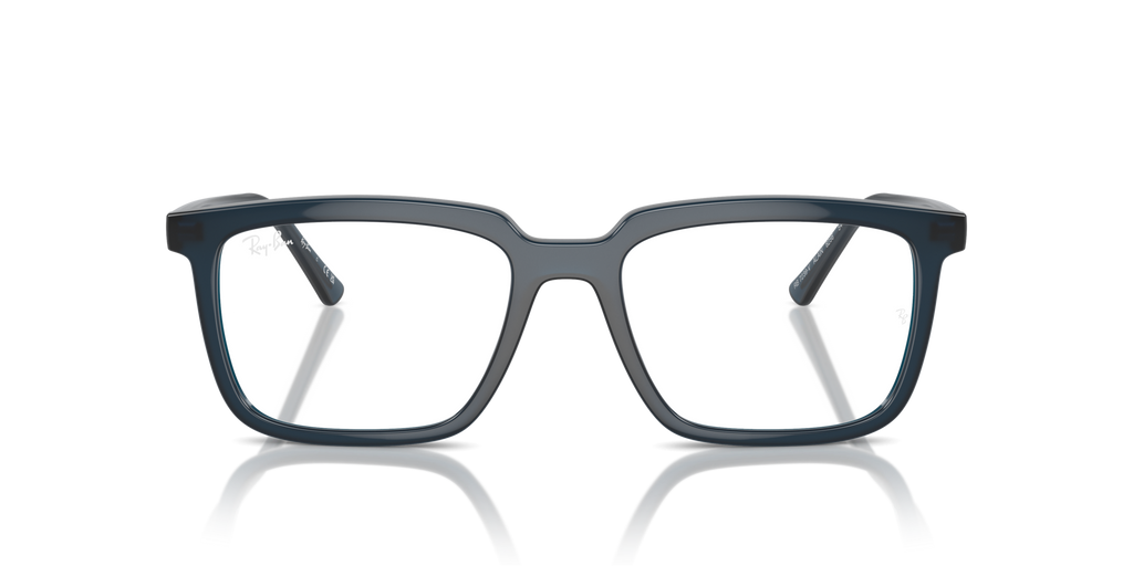 Ray-Ban Alain RX7239 8256 Opal Dark Blue Eyeglasses for Men and