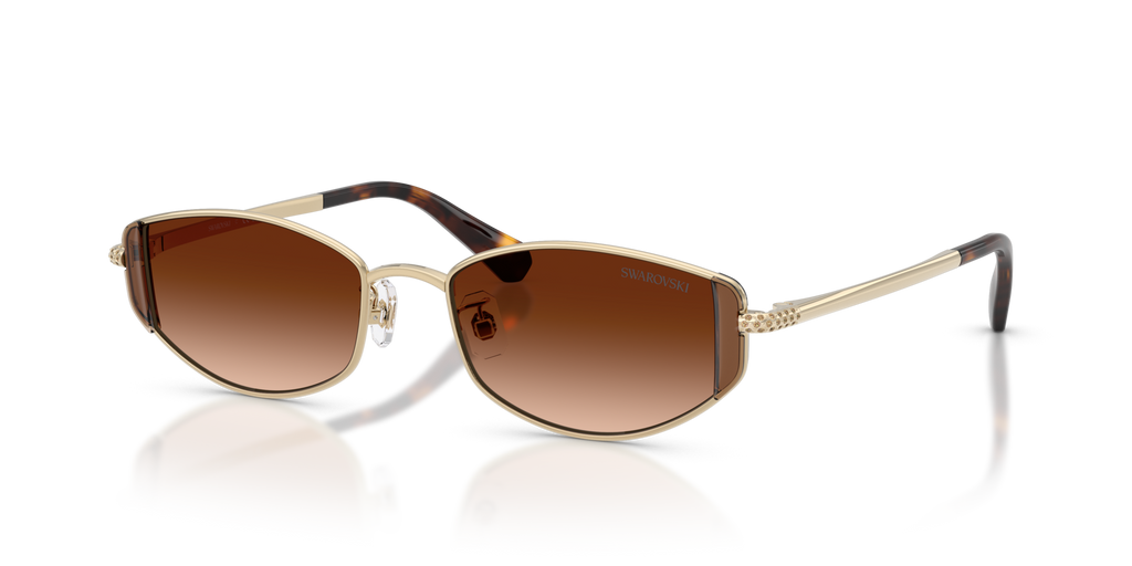 Swarovski SK7035D 401374 Pale Gold Sunglasses for Woman - LookerOnline
