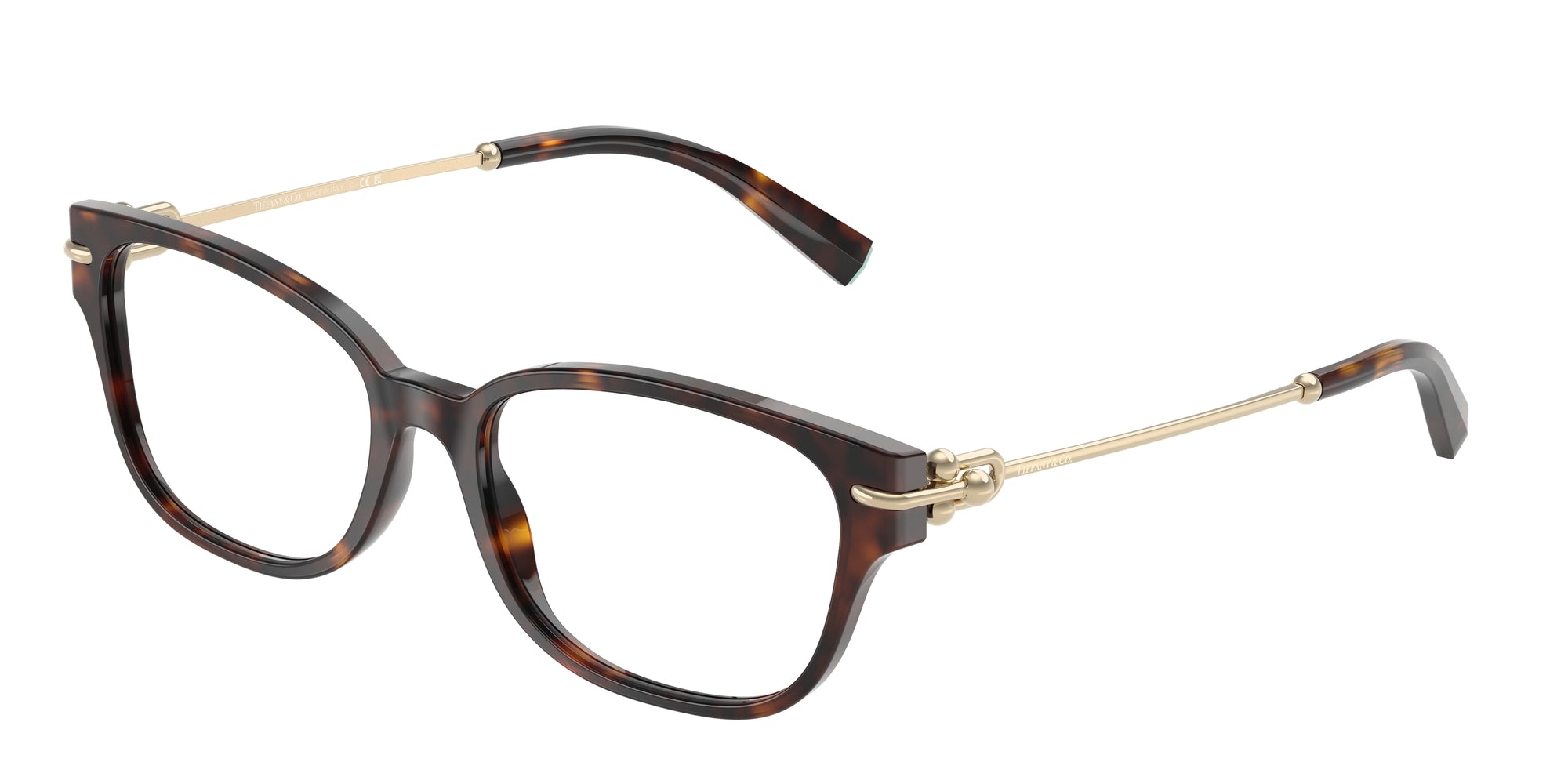 Tiffany TF2261 8422 Havana Tiffany Blue Eyeglasses for Woman