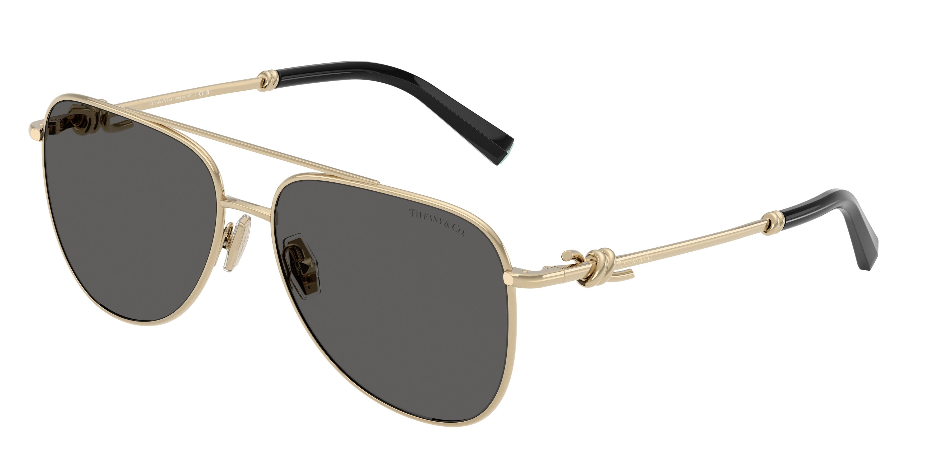 Tiffany TF3111 6021S4 Pale Gold Sunglasses for Men and Women