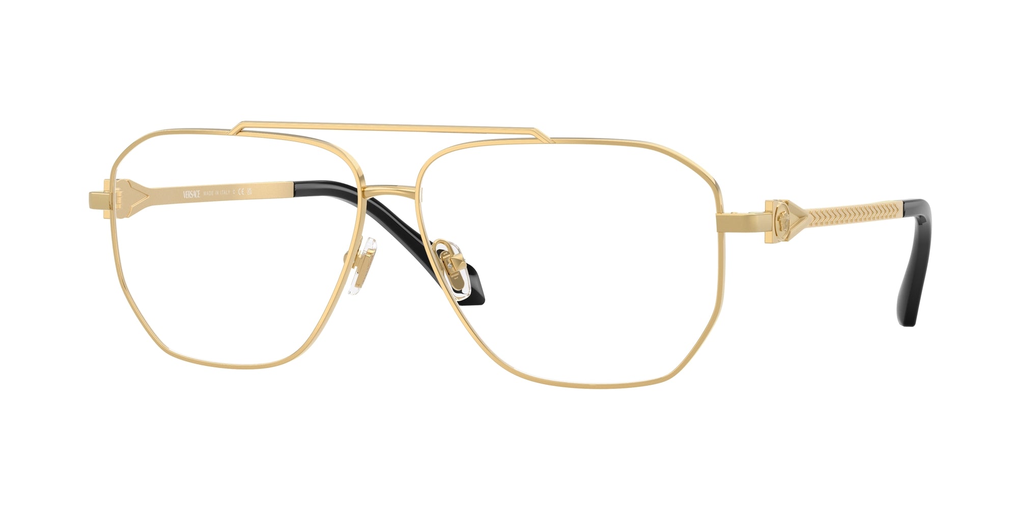Versace VE1307 1002 Gold Eyeglasses for Man - LookerOnline