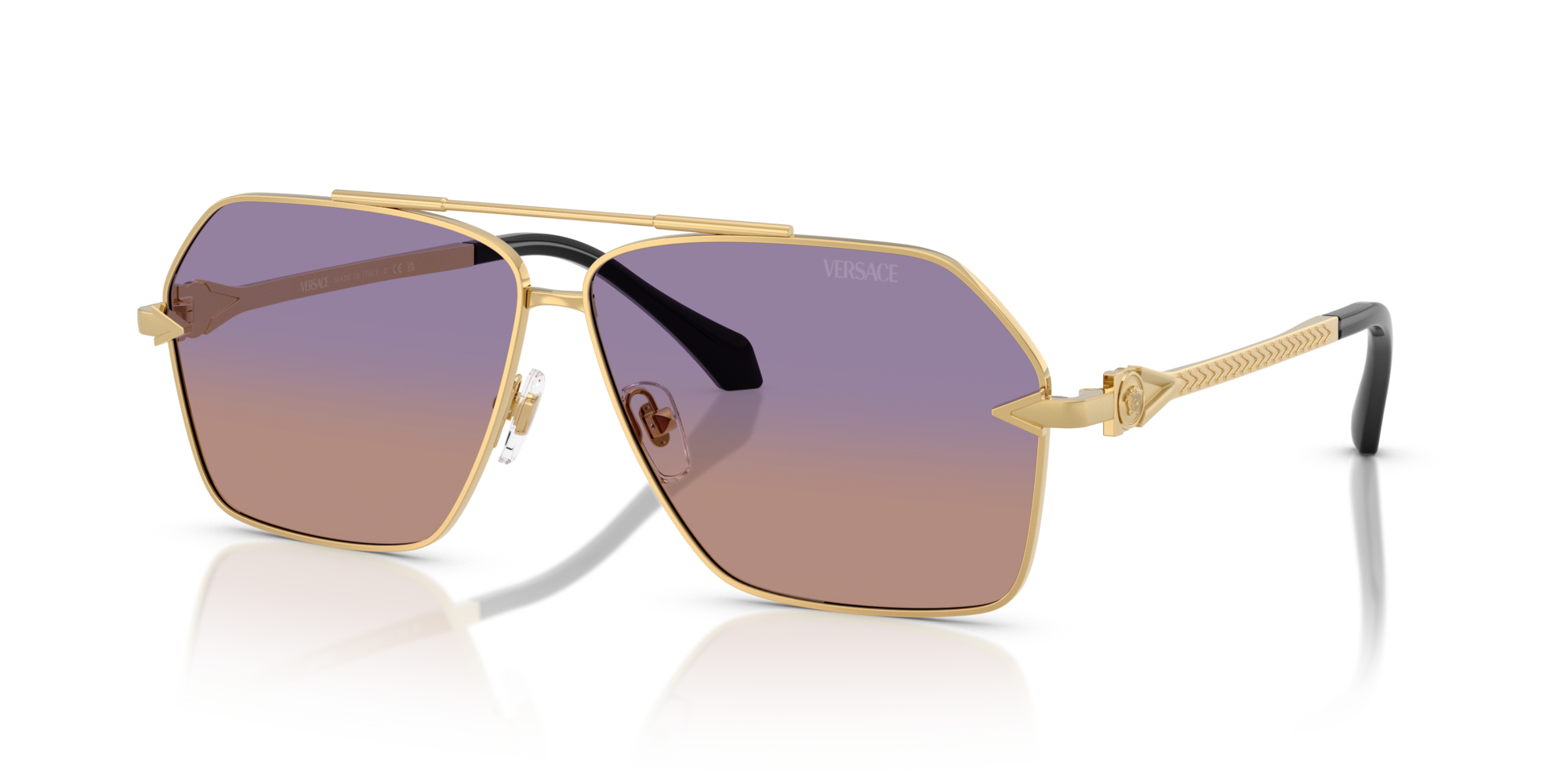 Versace VE2284 1002EL Gold Sunglasses for Man