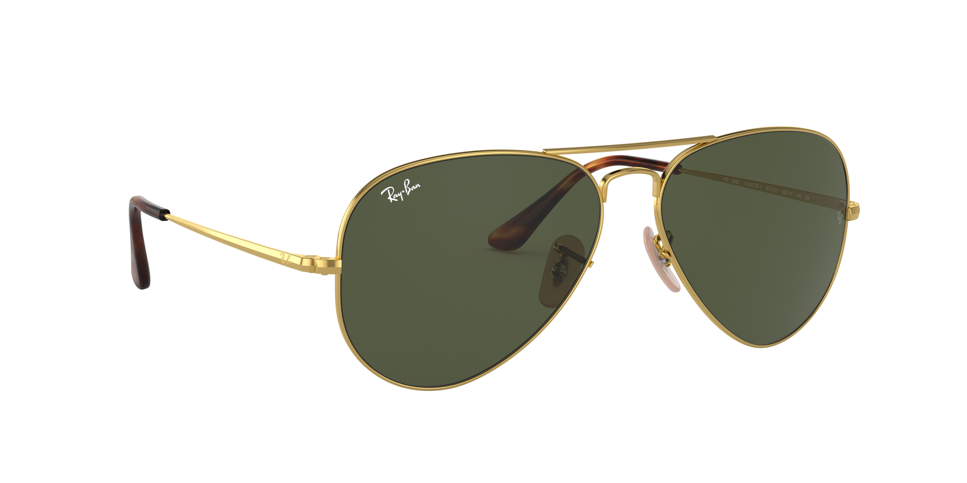 Ray-Ban RB3689 AVIATOR METAL II 914731