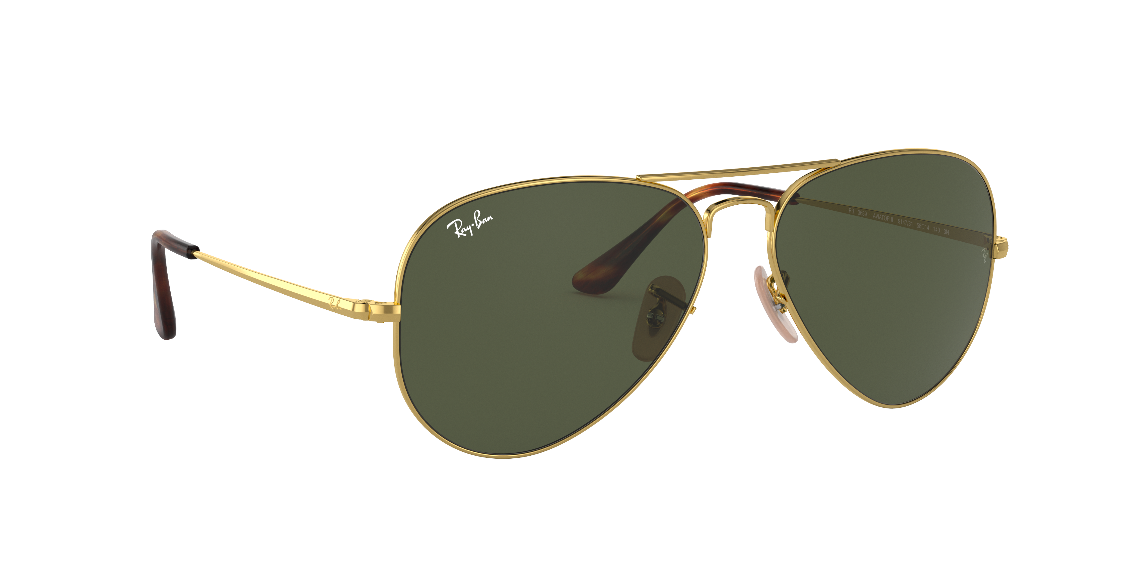 Ray-Ban RB3689 AVIATOR METAL II 914731