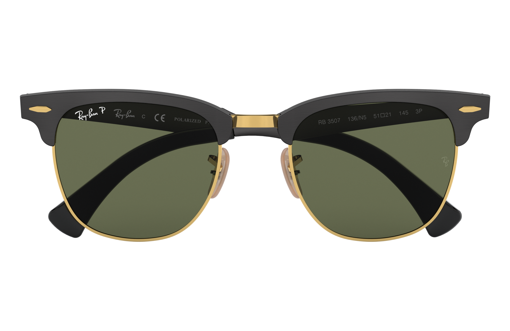 Ray-Ban RB3507 CLUBMASTER ALUMINUM 136/N5