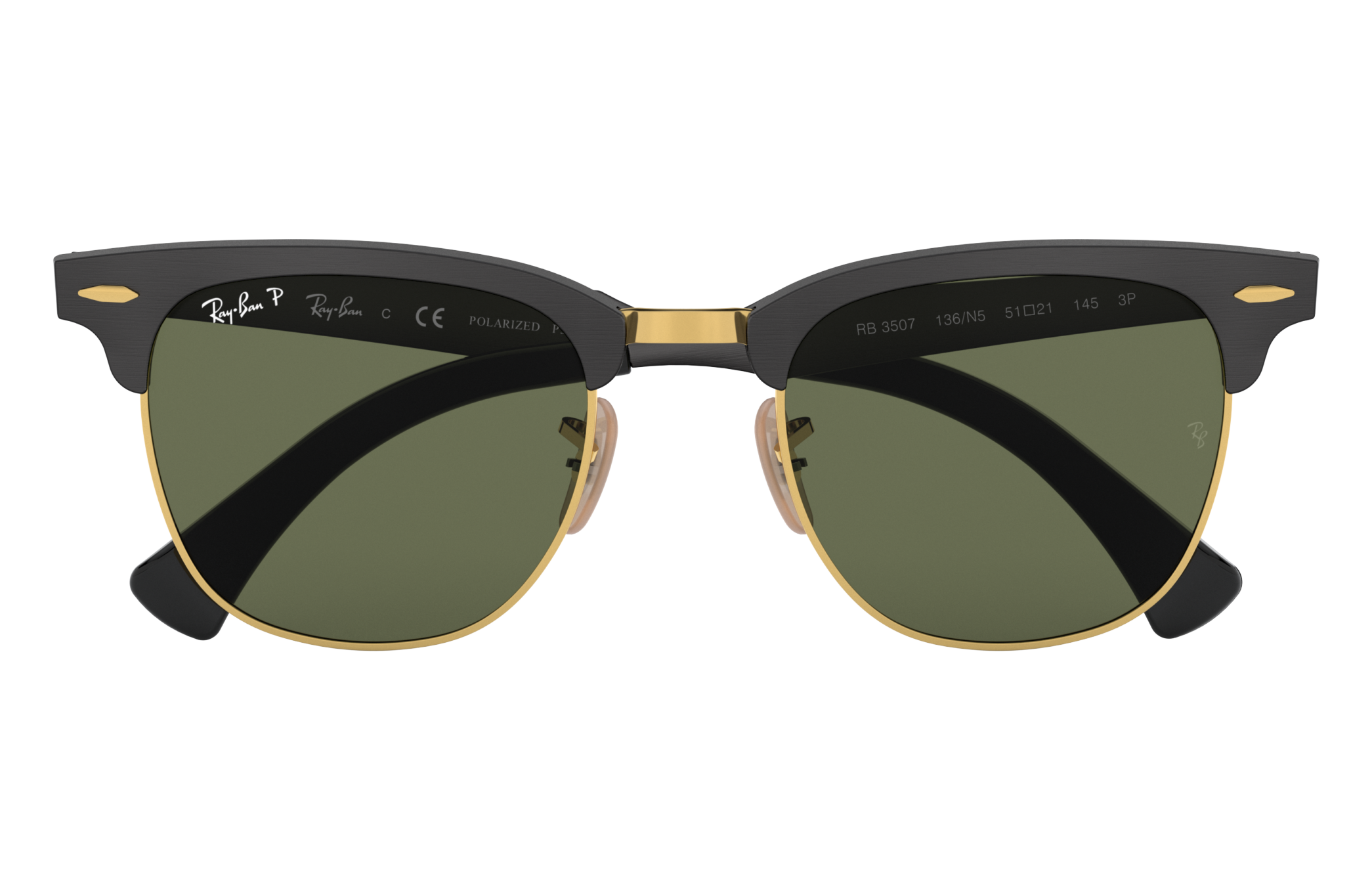 Ray-Ban RB3507 CLUBMASTER ALUMINUM 136/N5