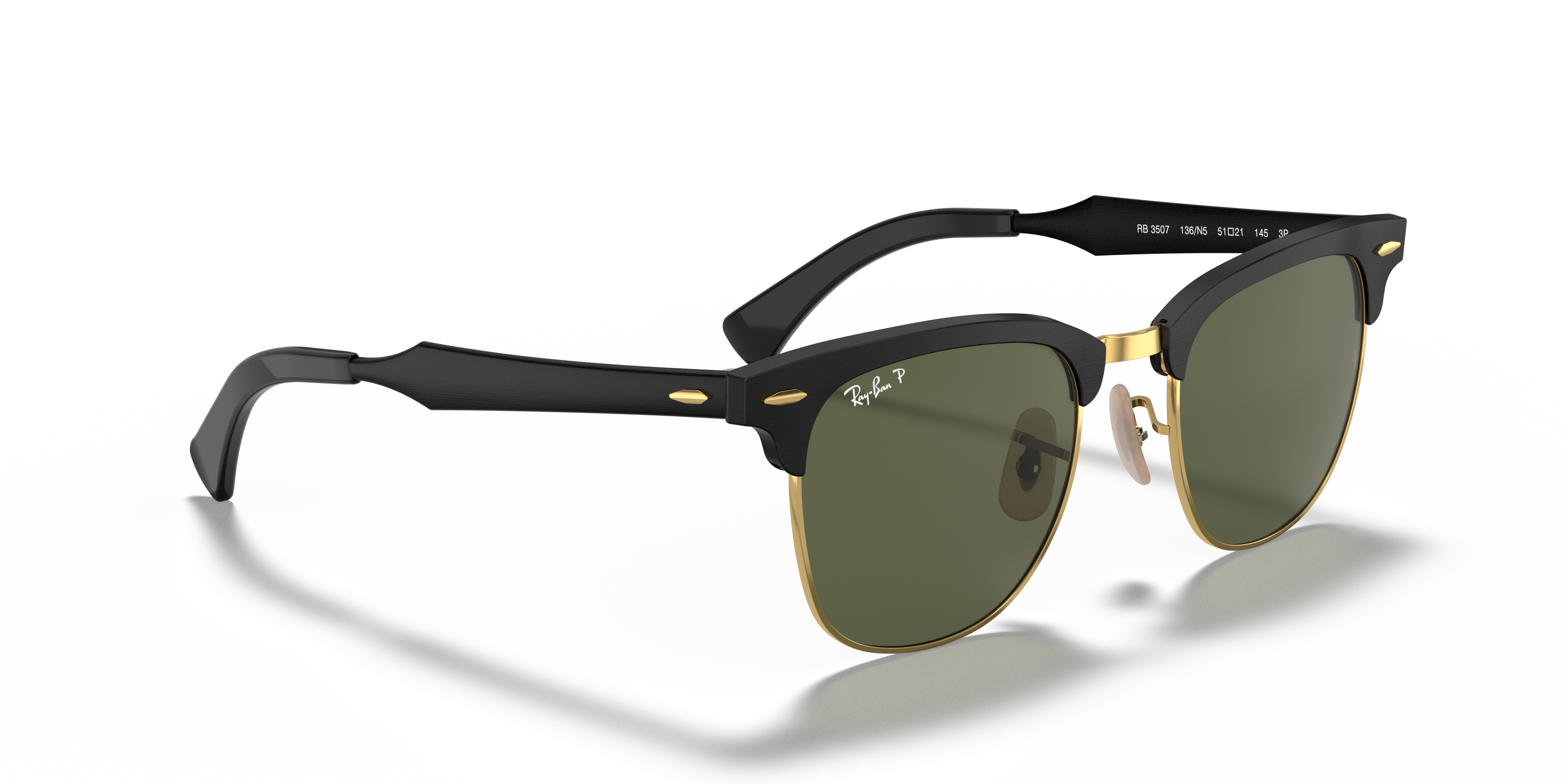 Ray-Ban RB3507 CLUBMASTER ALUMINUM 136/N5