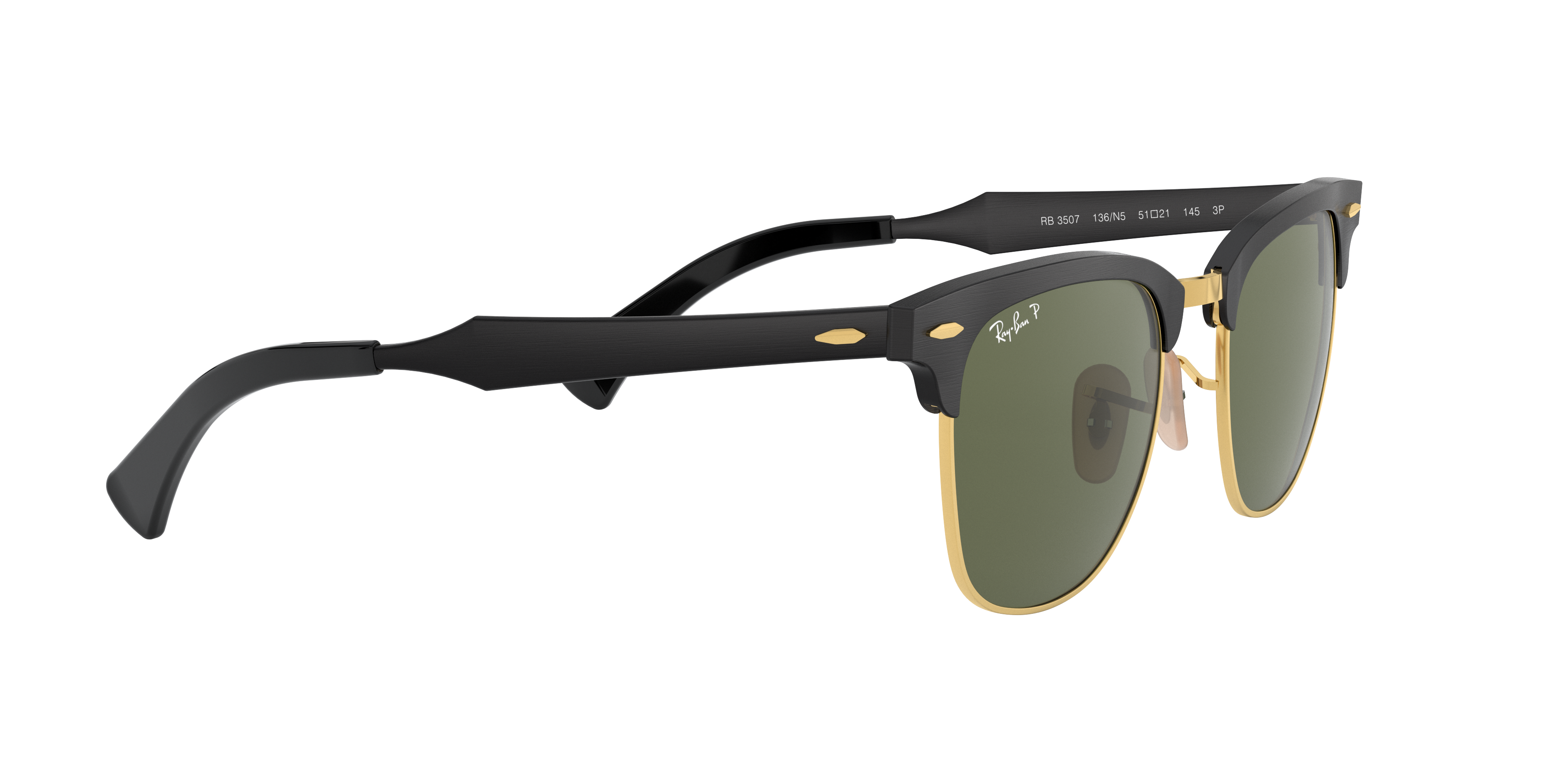 Ray-Ban RB3507 CLUBMASTER ALUMINUM 136/N5