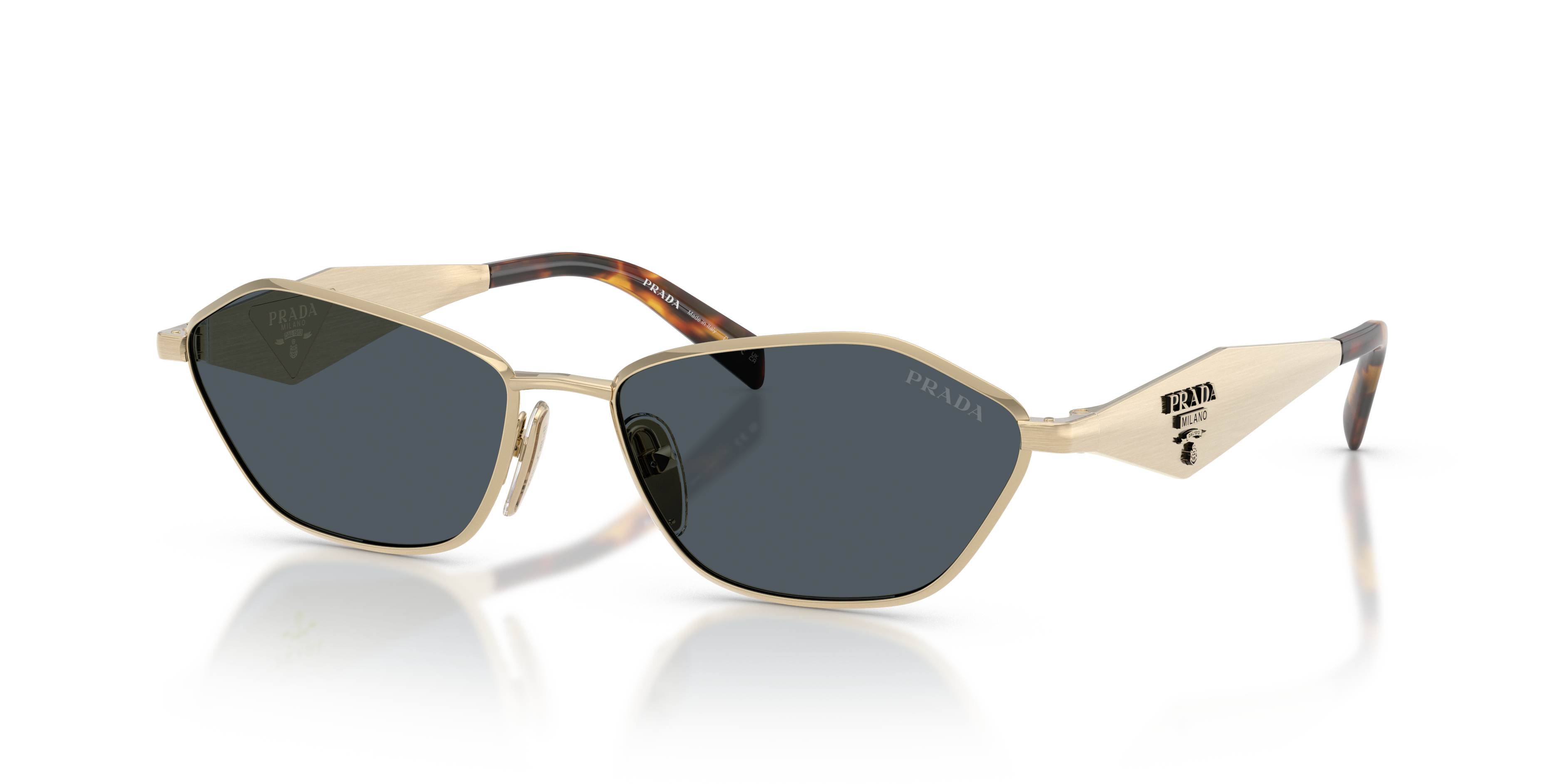 Prada PR 65ZS ZVN70L Sunglasses Pale Gold for Woman - LookerOnline Prada PR 65ZS ZVN70L Sunglasses Pale Gold for Woman - LookerOnline