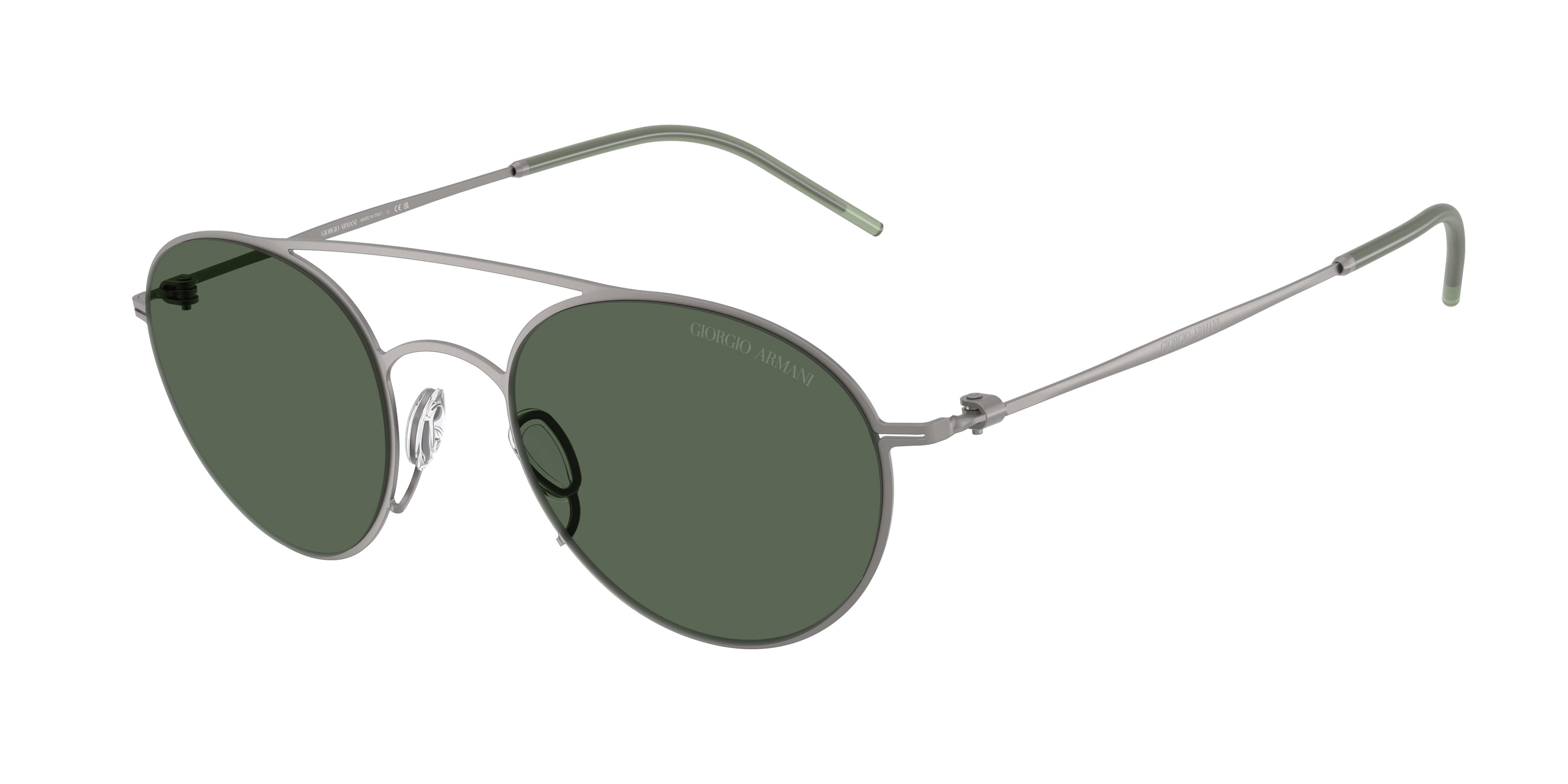Giorgio Armani AR6169 30022A Matte Pale Gold for Man - LookerOnline