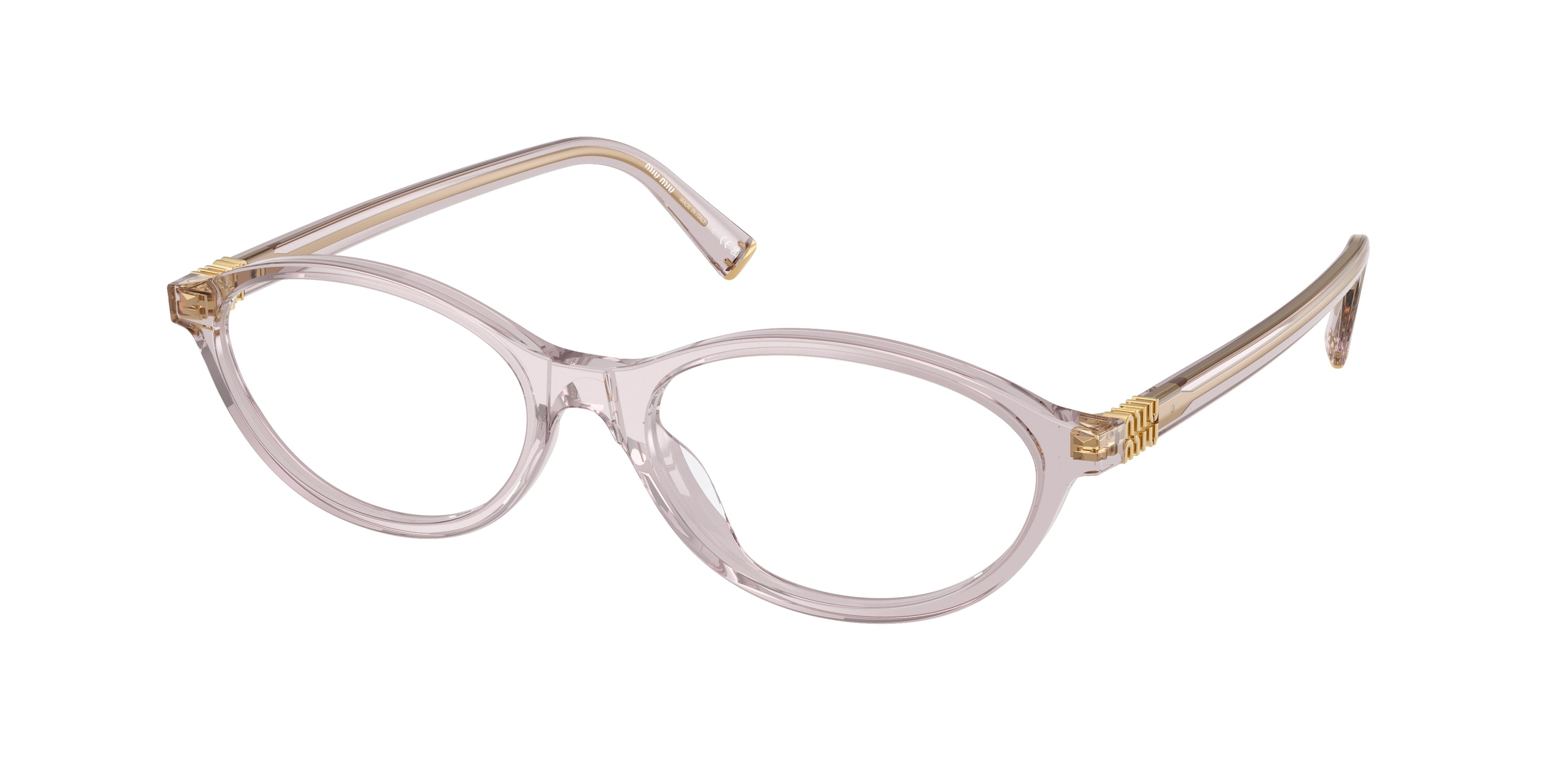 かわいいうさぎさまMiuMiu gradationllic eyewea Miu Miu MU 09XV 12W1O1 - Eyeglasses for Woman - LookerOnline