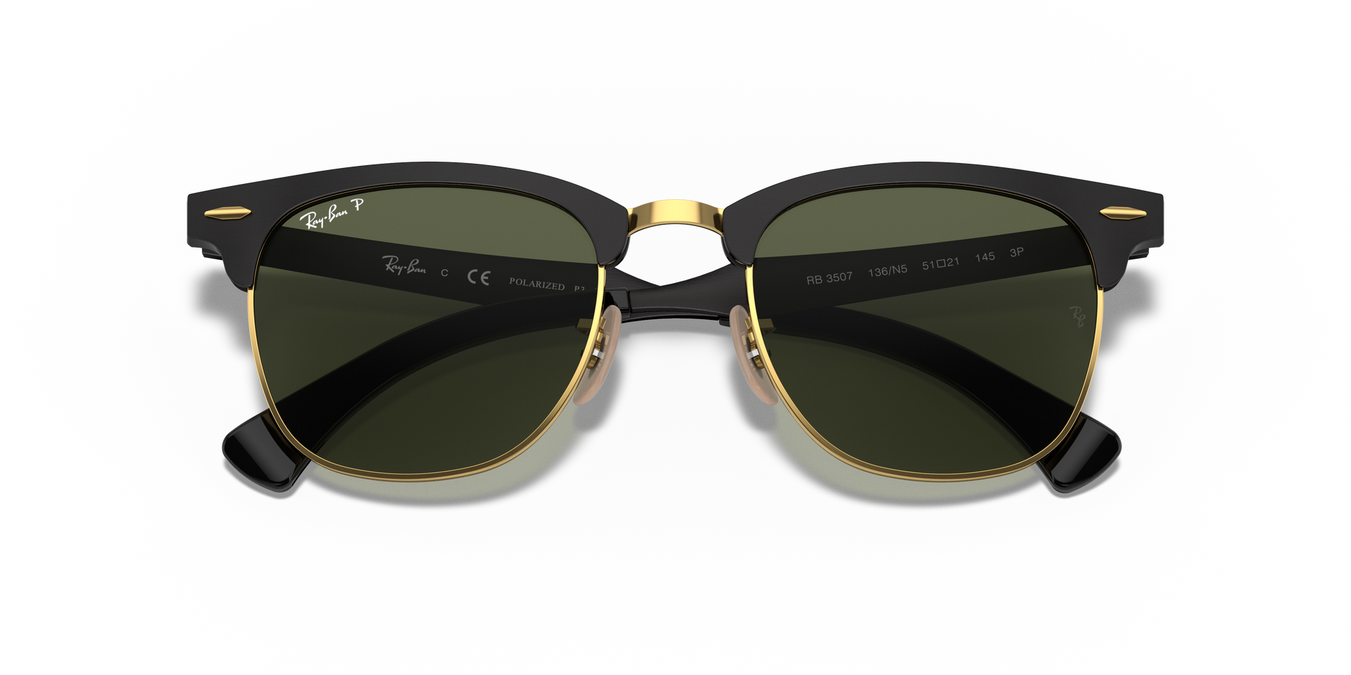 Ray-Ban RB3507 CLUBMASTER ALUMINUM 136/N5