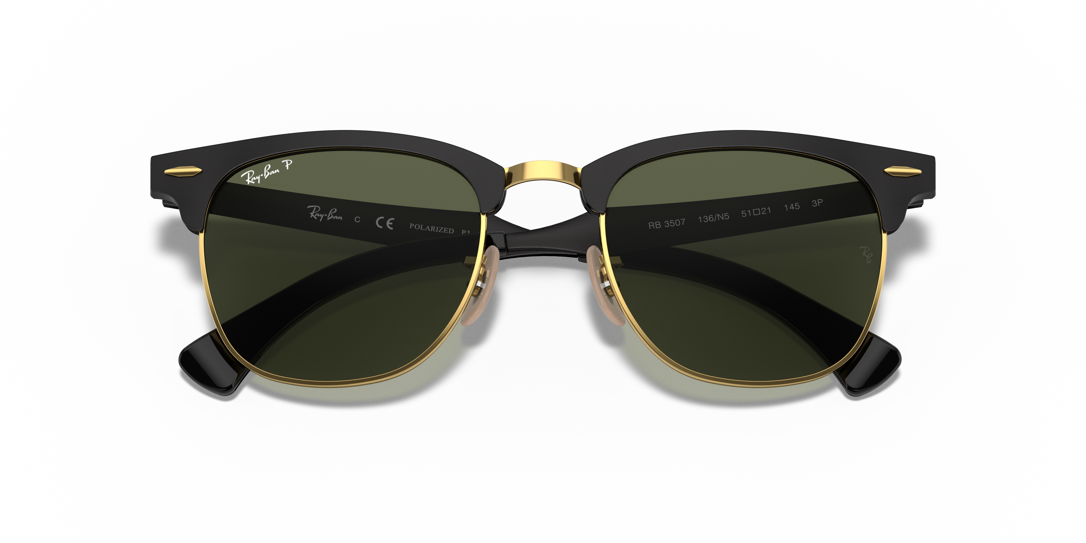 Ray-Ban RB3507 CLUBMASTER ALUMINUM 136/N5