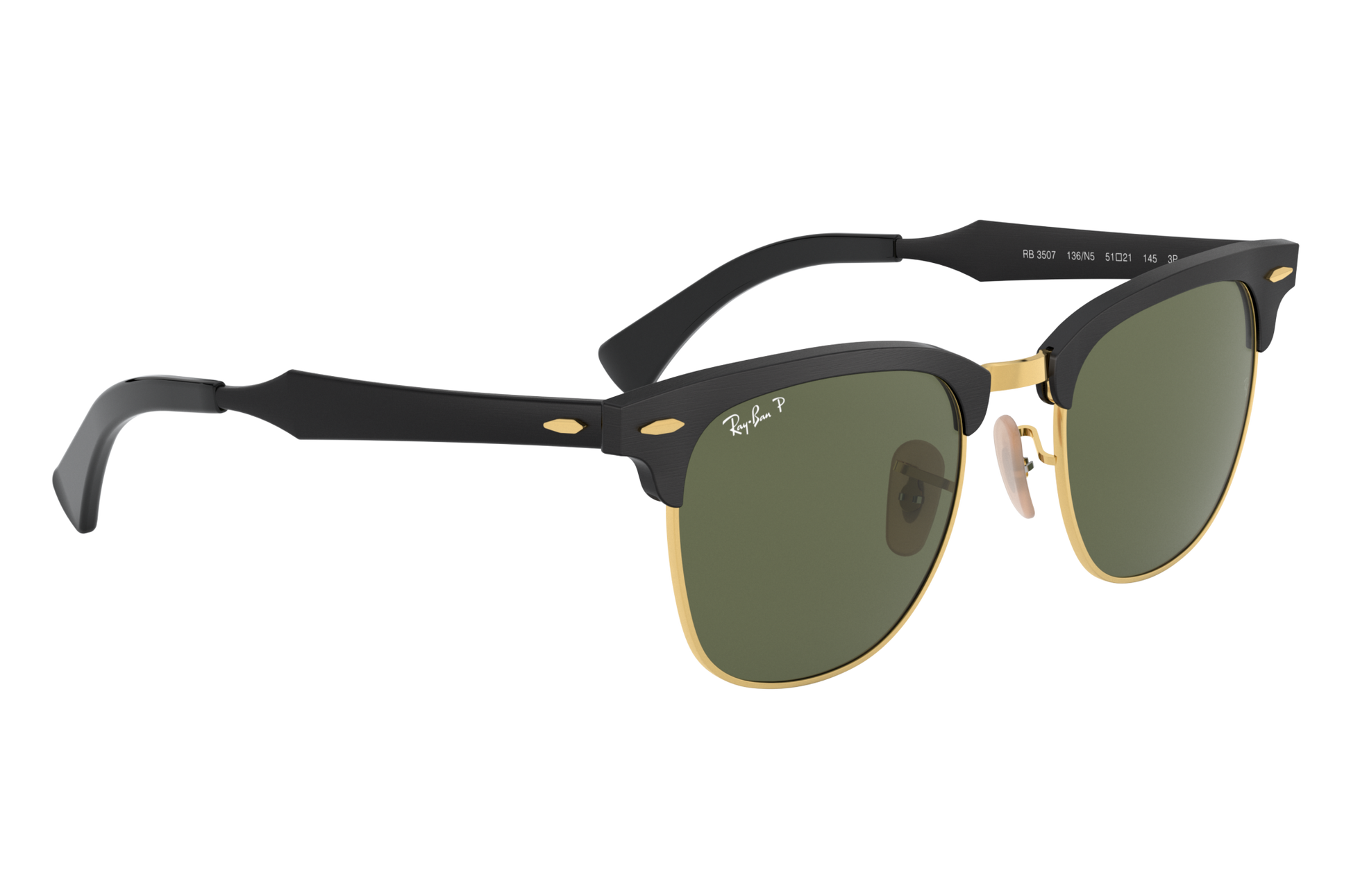 Ray-Ban RB3507 CLUBMASTER ALUMINUM 136/N5