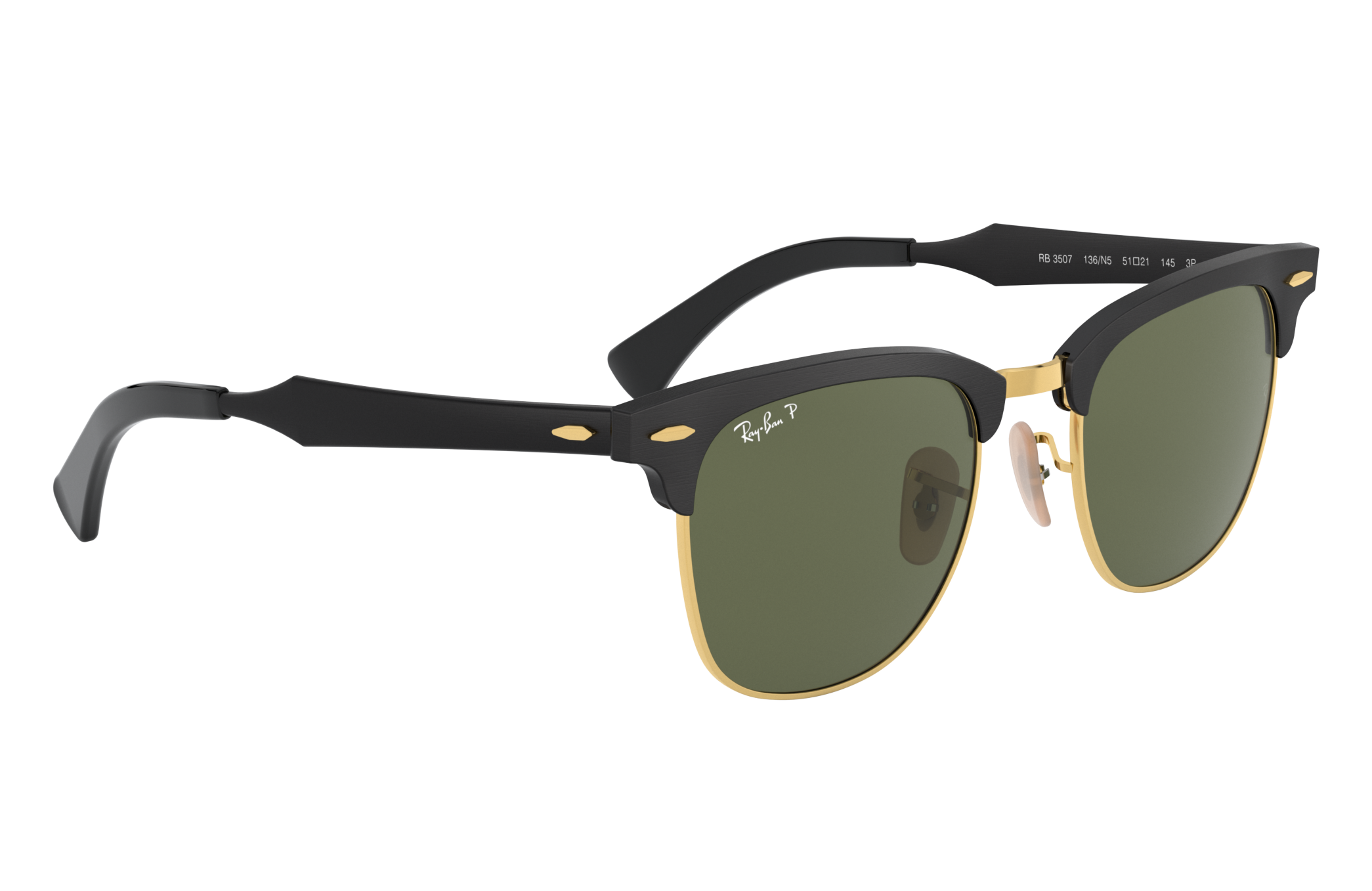 Ray-Ban RB3507 CLUBMASTER ALUMINUM 136/N5
