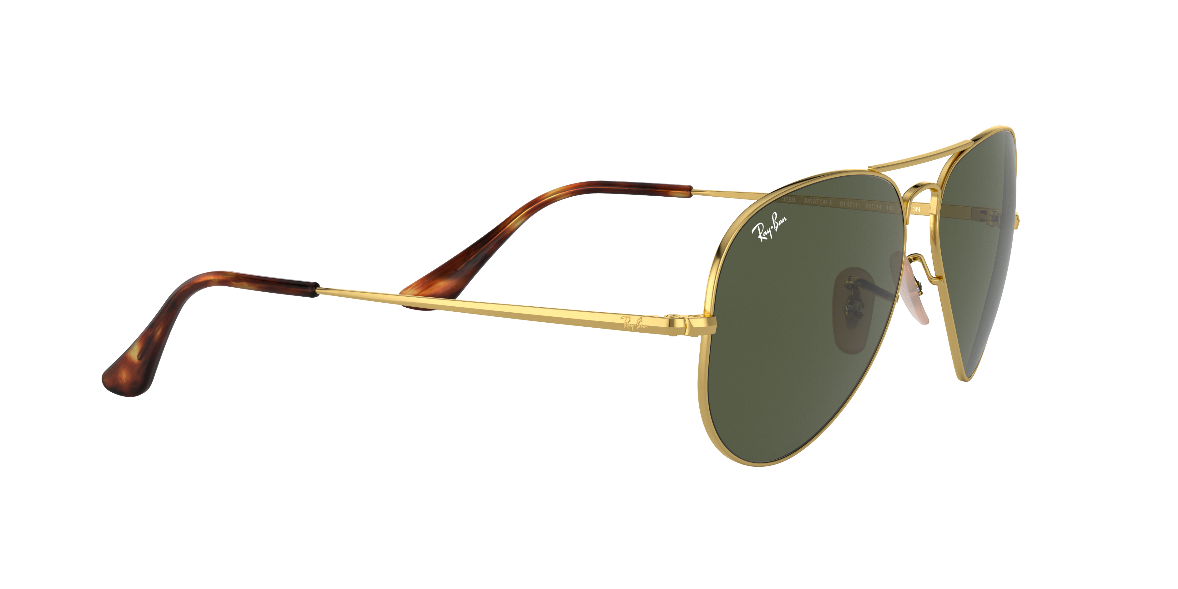 Ray-Ban RB3689 AVIATOR METAL II 914731