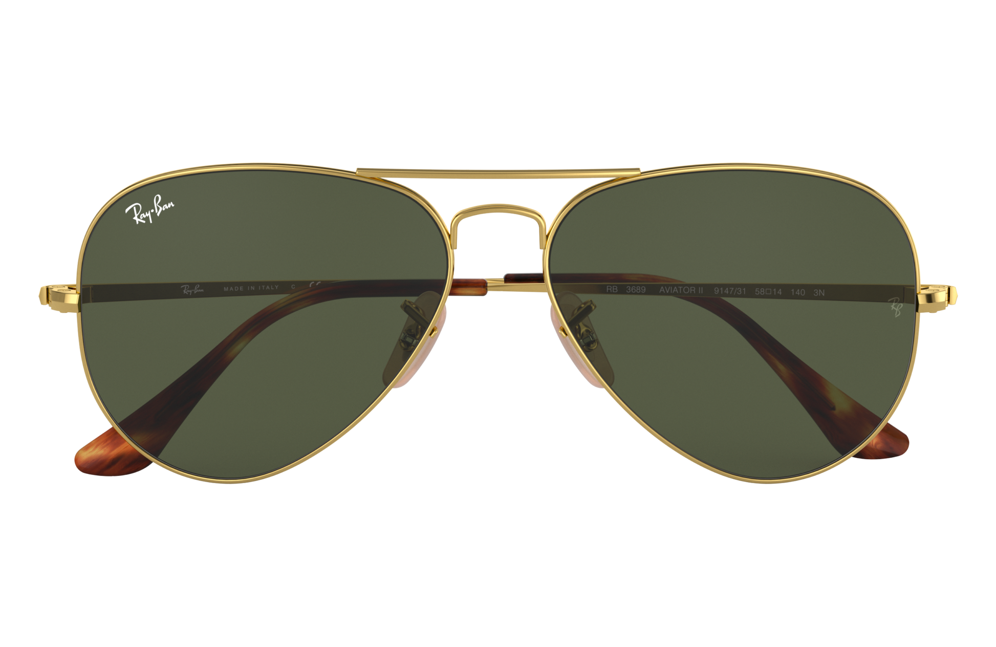 Ray-Ban RB3689 AVIATOR METAL II 914731