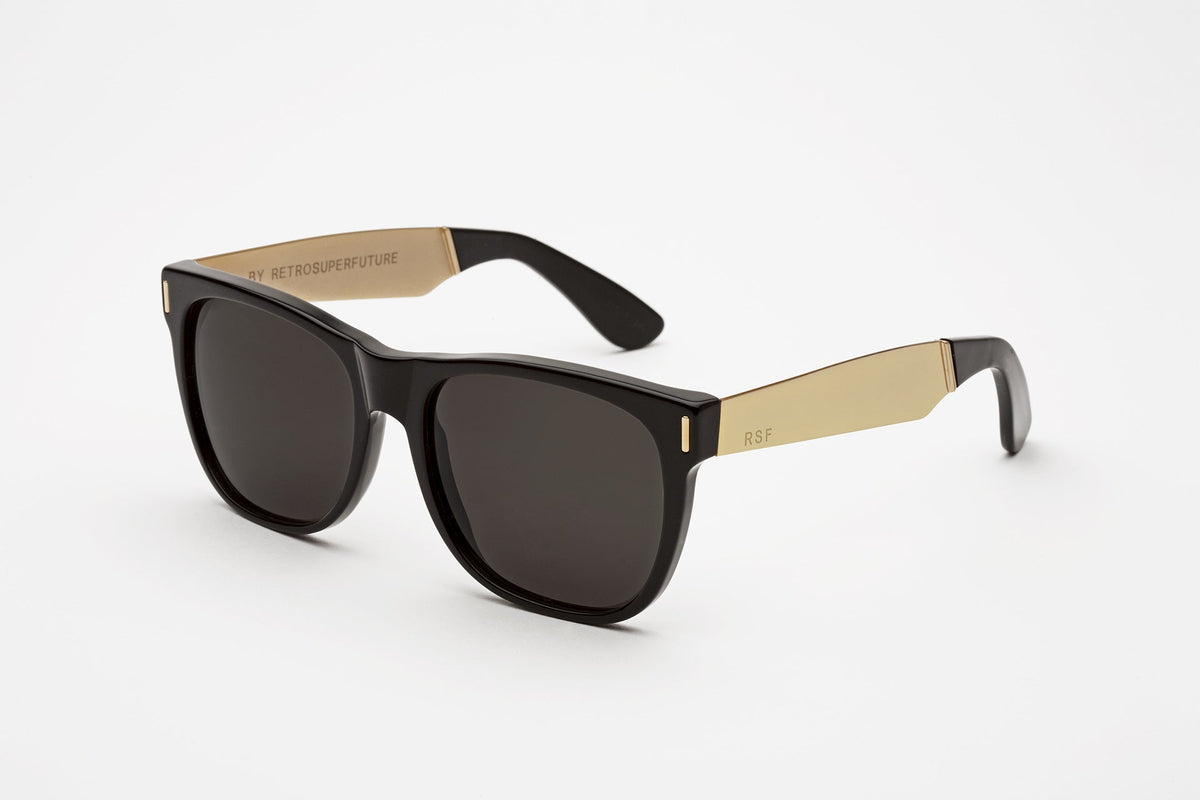 RetroSuperFuture Classic Francis Black Gold 6DZ