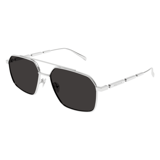 Alexander Mcqueen AM0477S 004 - Silver Sunglasses for Man Alexander Mcqueen AM0477S 004 - Silver Sunglasses for Man