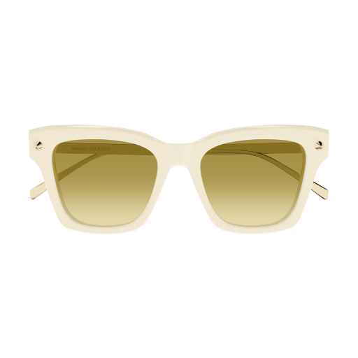 Alexander Mcqueen AM0483S 004 - Ivory Sunglasses for Woman Alexander Mcqueen AM0483S 004 - Ivory Sunglasses for Woman