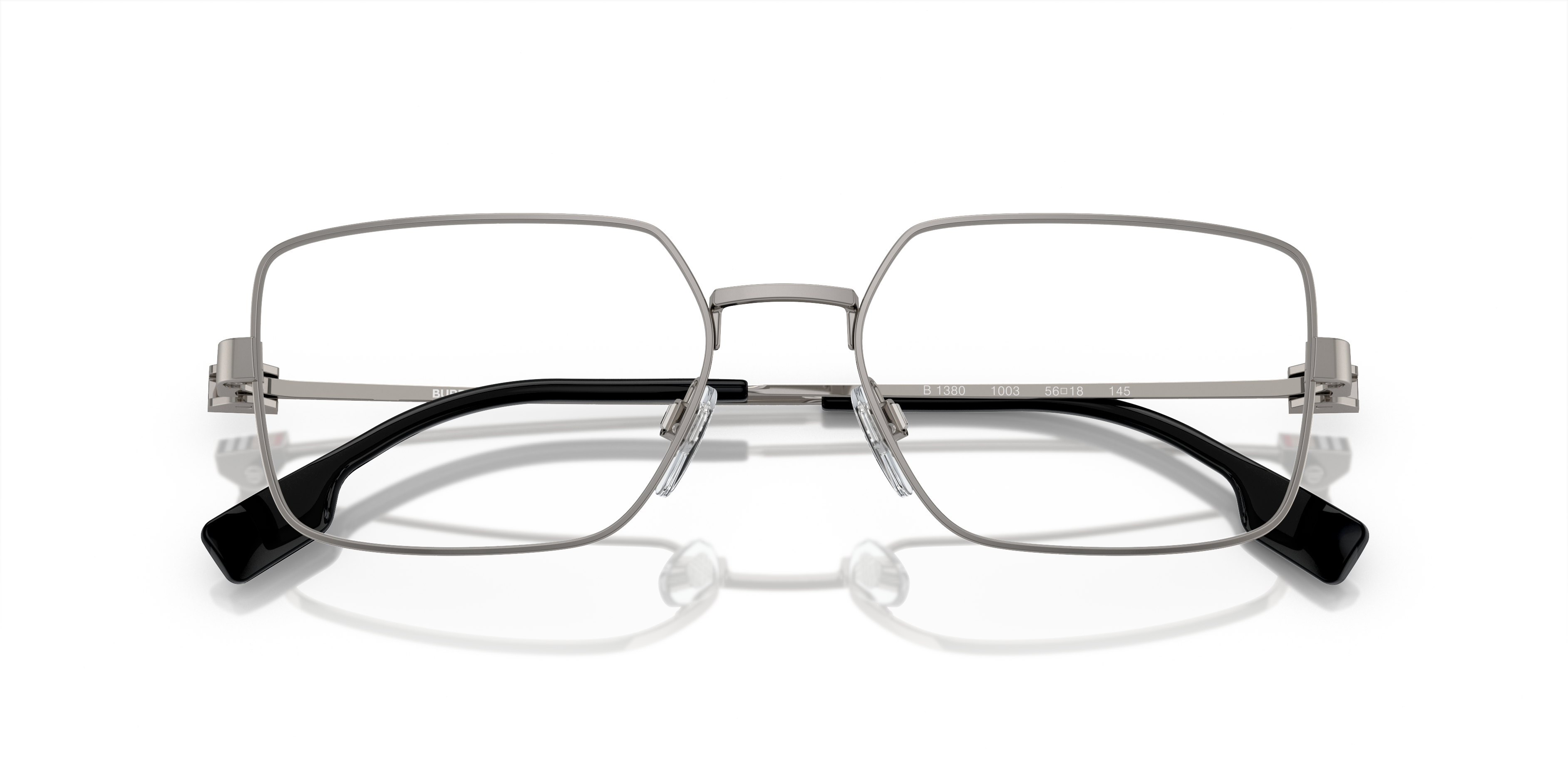 Burberry BE1380 1003 Gunmetal Eyeglasses for Man – LookerOnline