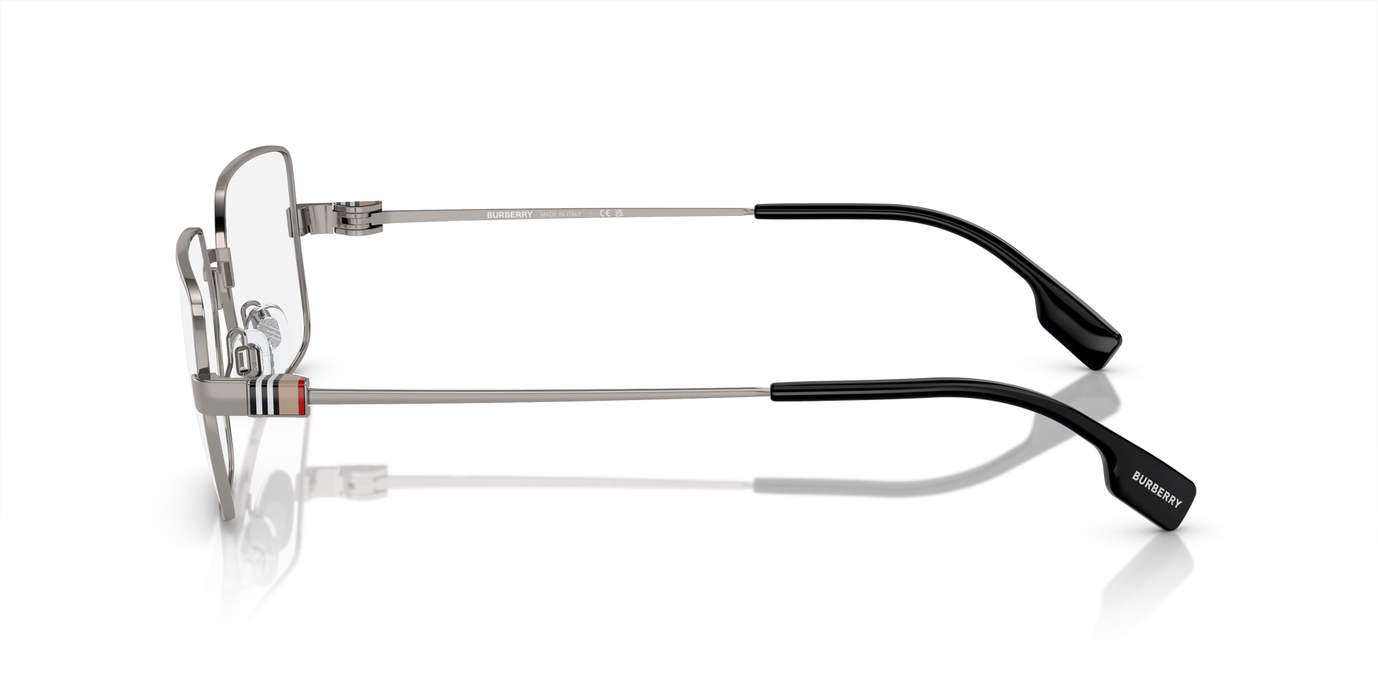 Burberry BE1380 1003 Gunmetal Eyeglasses for Man – LookerOnline