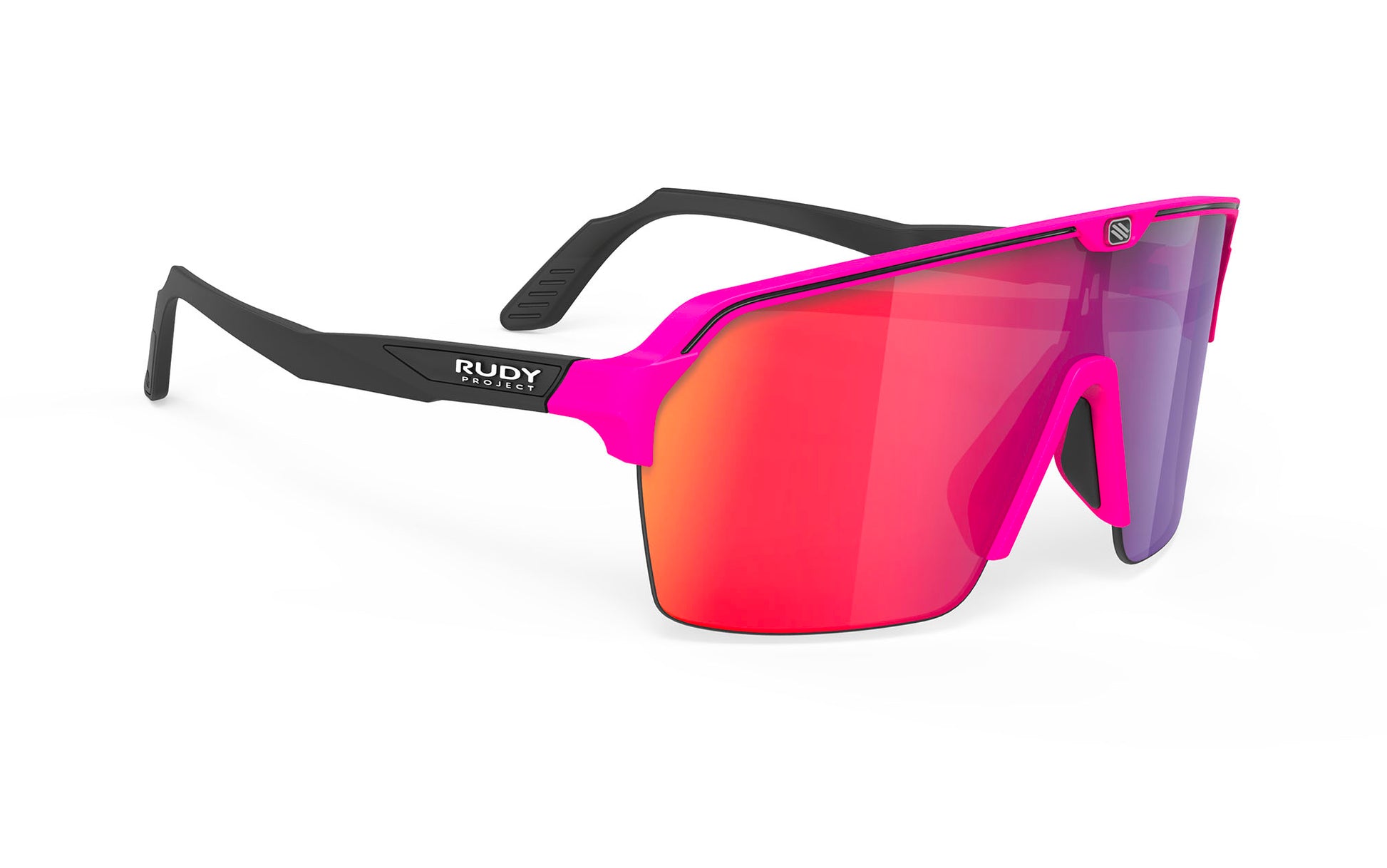 Rudy Project Spinshield Air SP843890-0001 PINK FLUO/BLACK MATTE - Multilaser Red