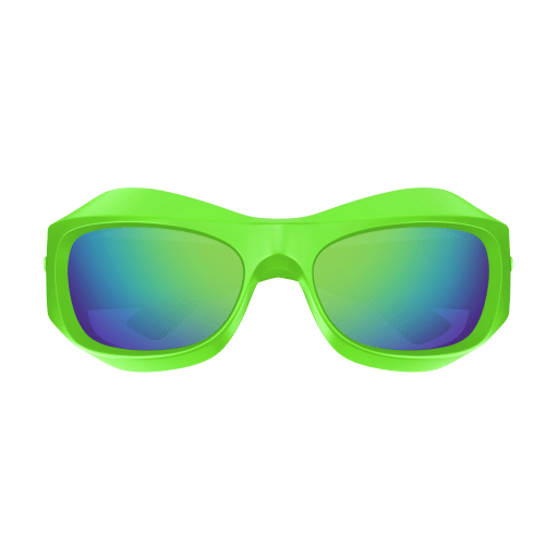 Bottega Veneta Bv1086s Square Sunglasses In Green | ModeSens