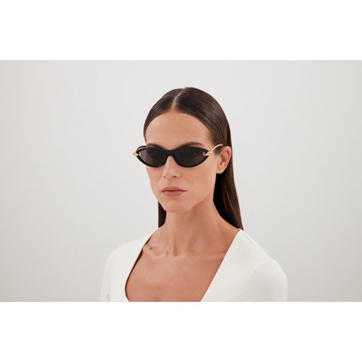 Bottega Veneta BV1390S 001 - Black Sunglasses for Woman