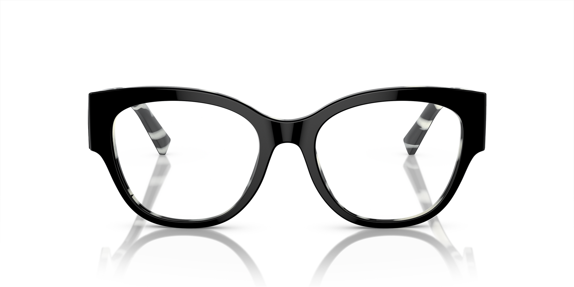 Dolce & Gabbana DG3377 3372 Black On Zebra Eyeglasses for Dolce & Gabbana DG3377 3372 Black On Zebra Eyeglasses for