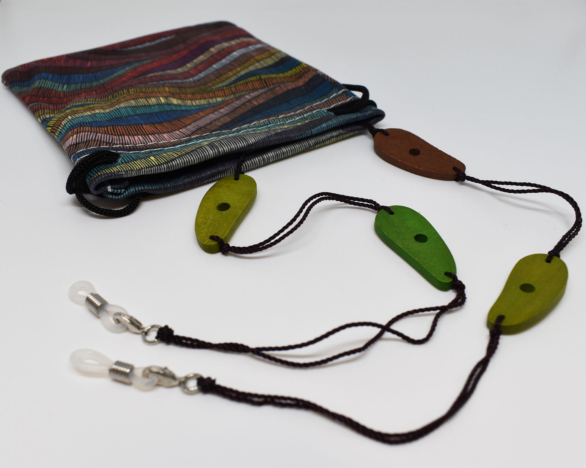 Wooden Chain - Green Oval | Accessories | LookerOnline