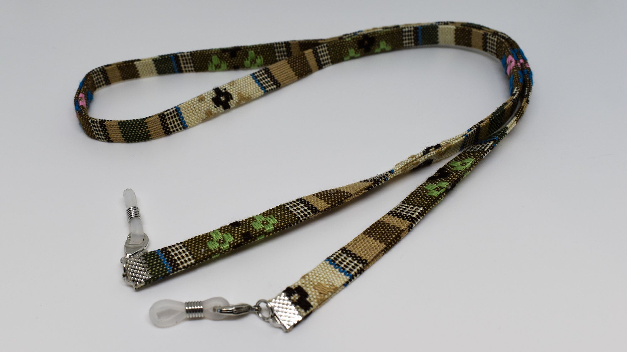 Ethno Lanyard - Beige and Green | Accessories | LookerOnline