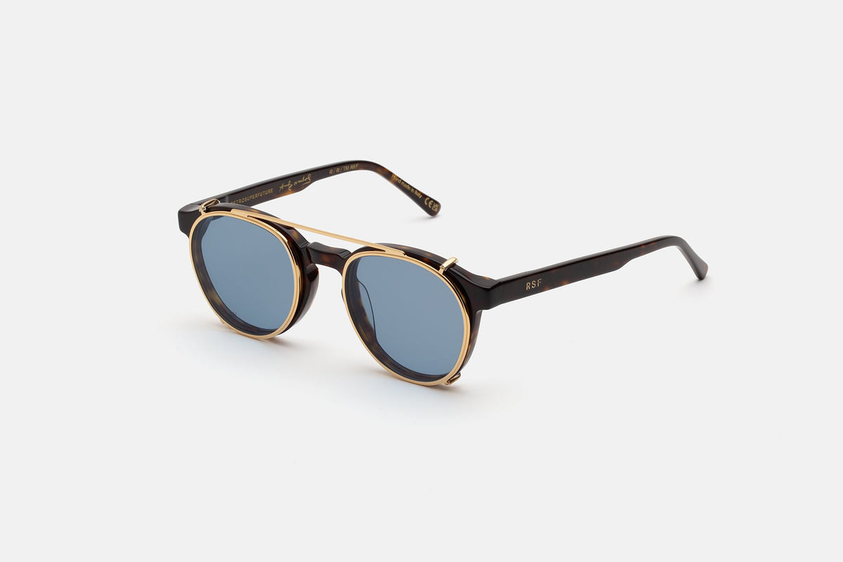 RetroSuperFuture Clip-on The Warhol Gold Azure 57U