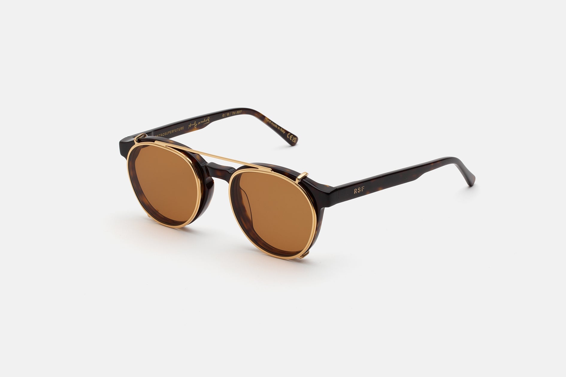 RetroSuperFuture Clip-on The Warhol Gold Refined EXT