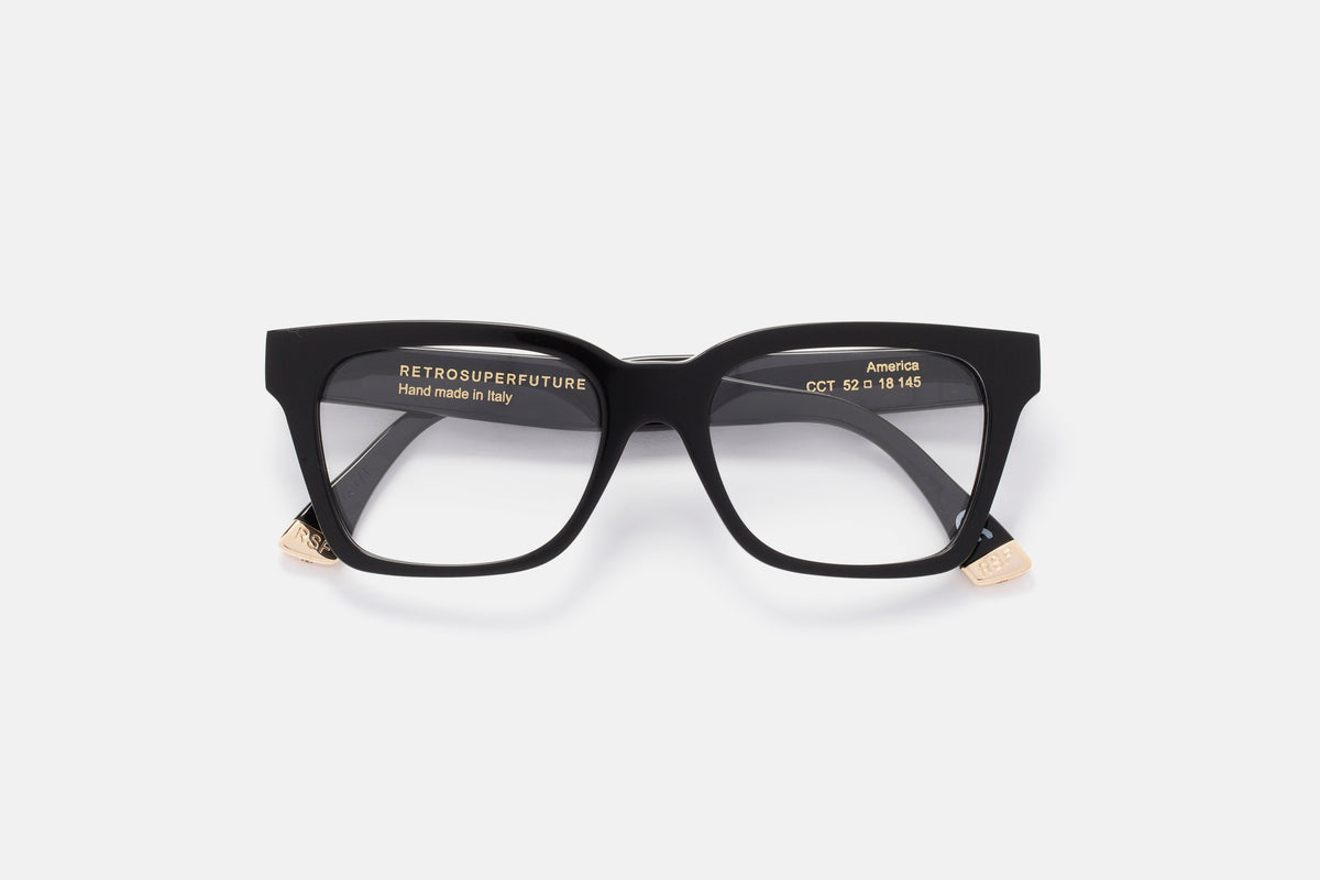 RetroSuperFuture America Optical Nero CCT