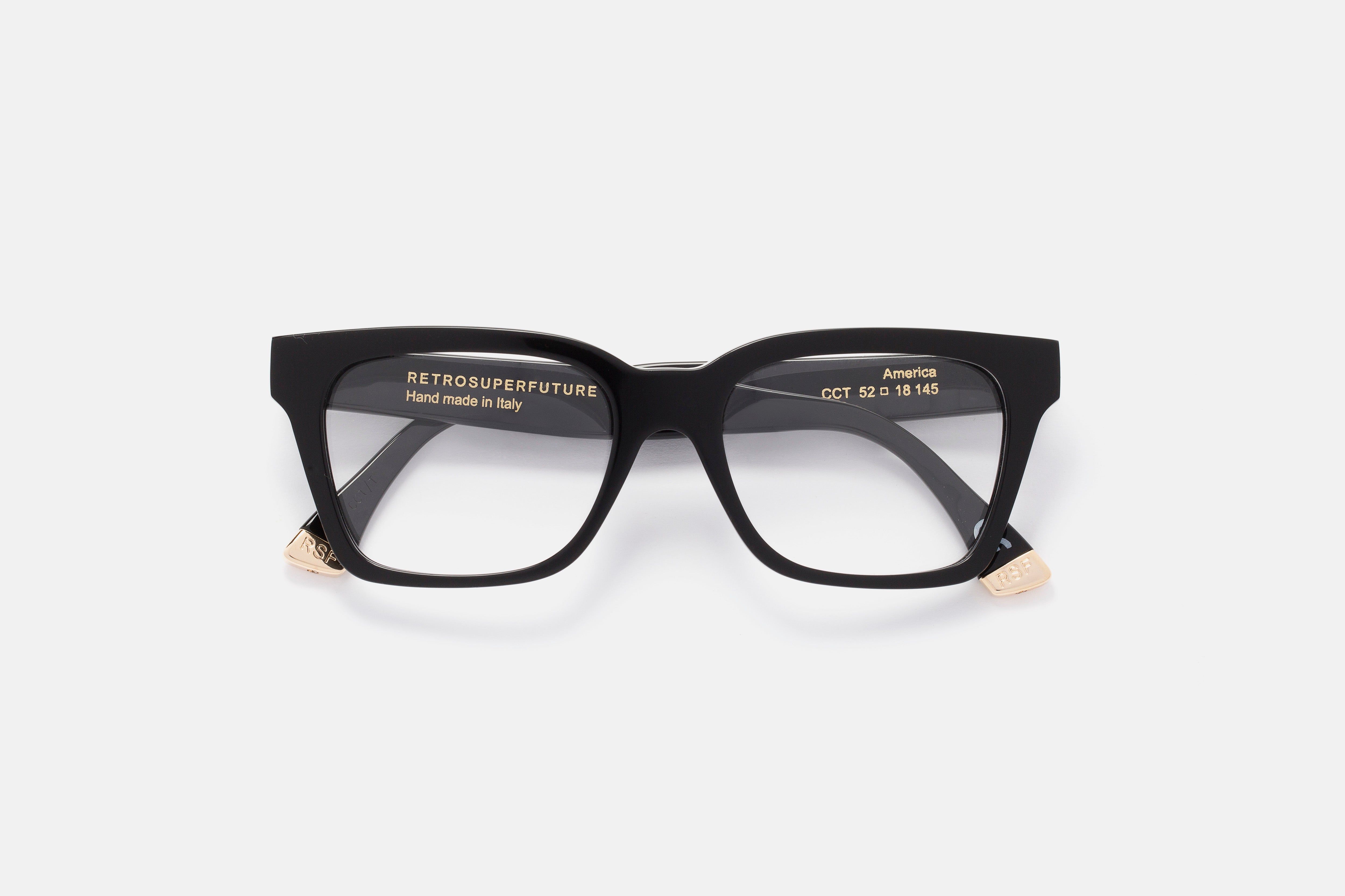 RetroSuperFuture America Optical Nero CCT