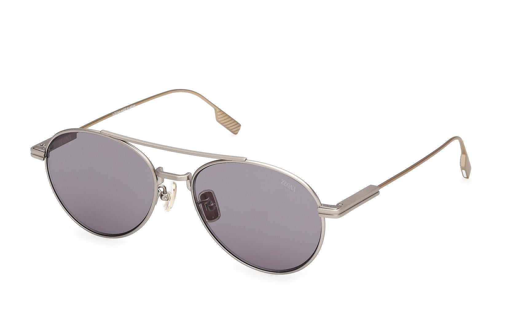Ermenegildo Zegna ジャージーウェア、サングラス Ermenegildo Zegna™ Aurora I EZ0229 20J 47 Gray/Monocolor