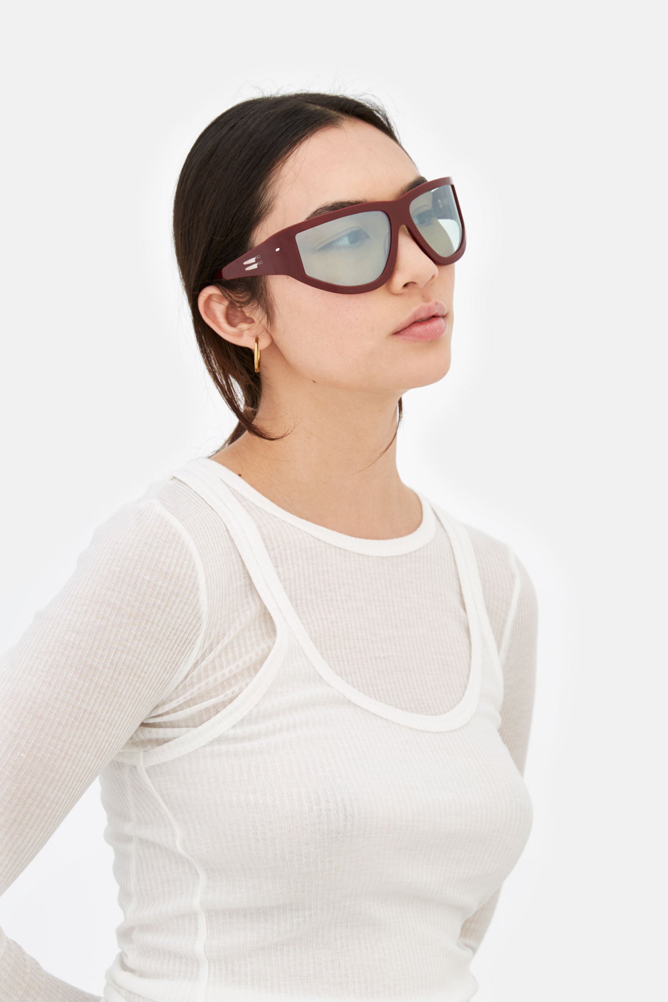 RetroSuperFuture Andy Warhol IX Knives Burgundy