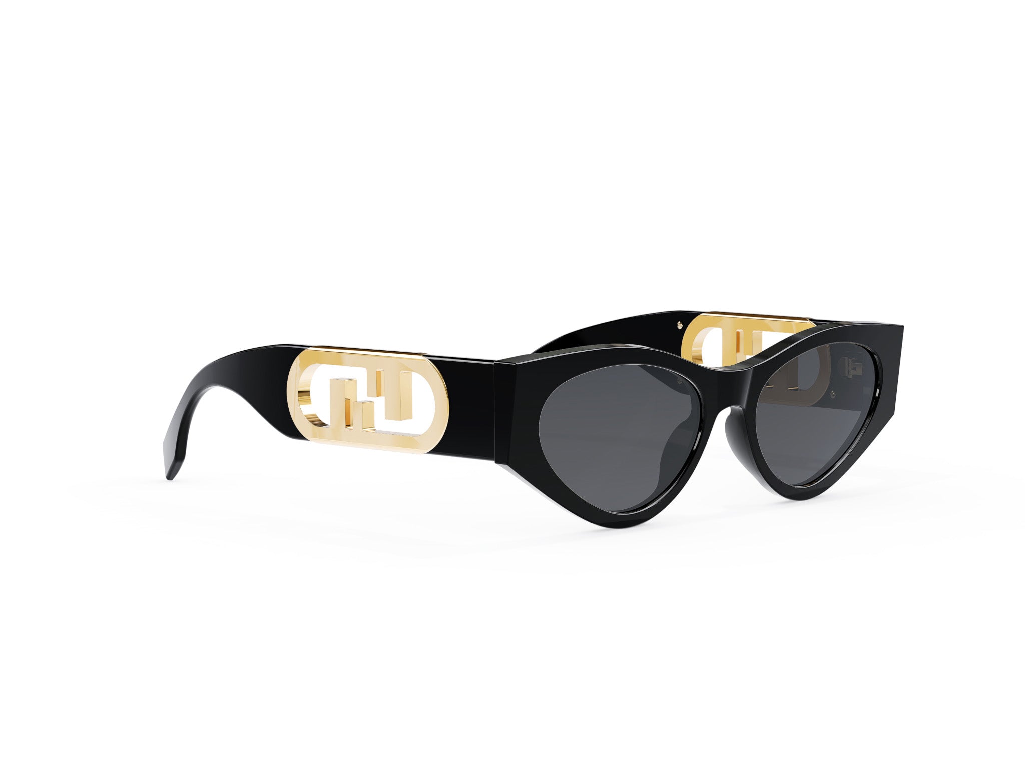 O'Lock Black Cat Eye Sunglasses