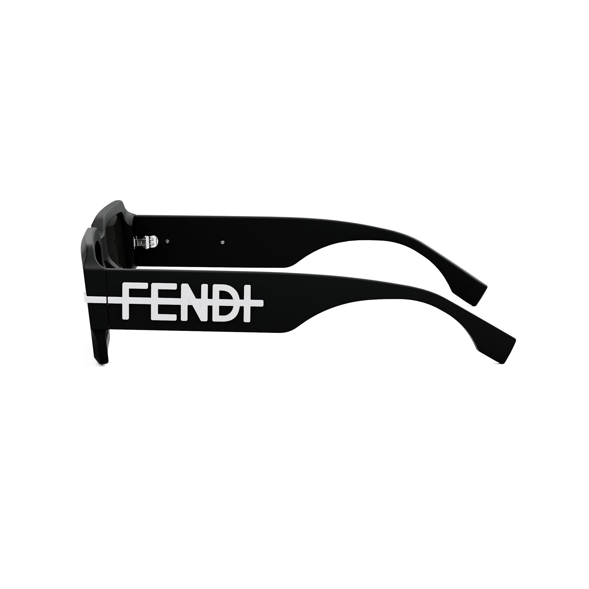 Fendigraphy Black Geometric Sunglasses